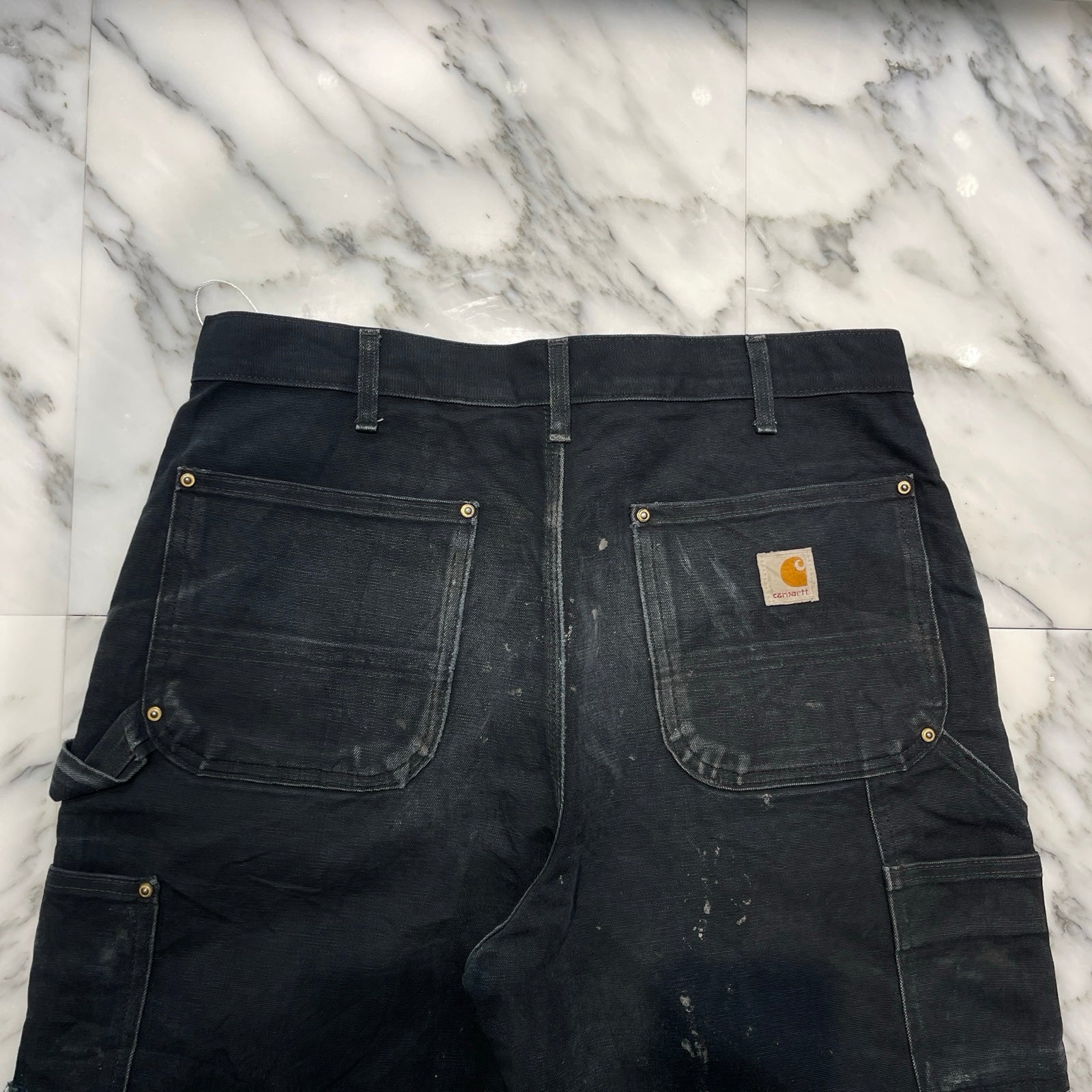 Carhartt Double Knee Denim Painter Pants Size 34×32