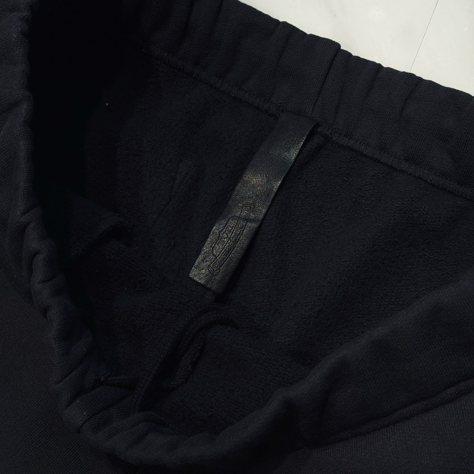 CHROME HEARTS Y NOT 3 Cemetery Cross Patch Sweat Pants Size L