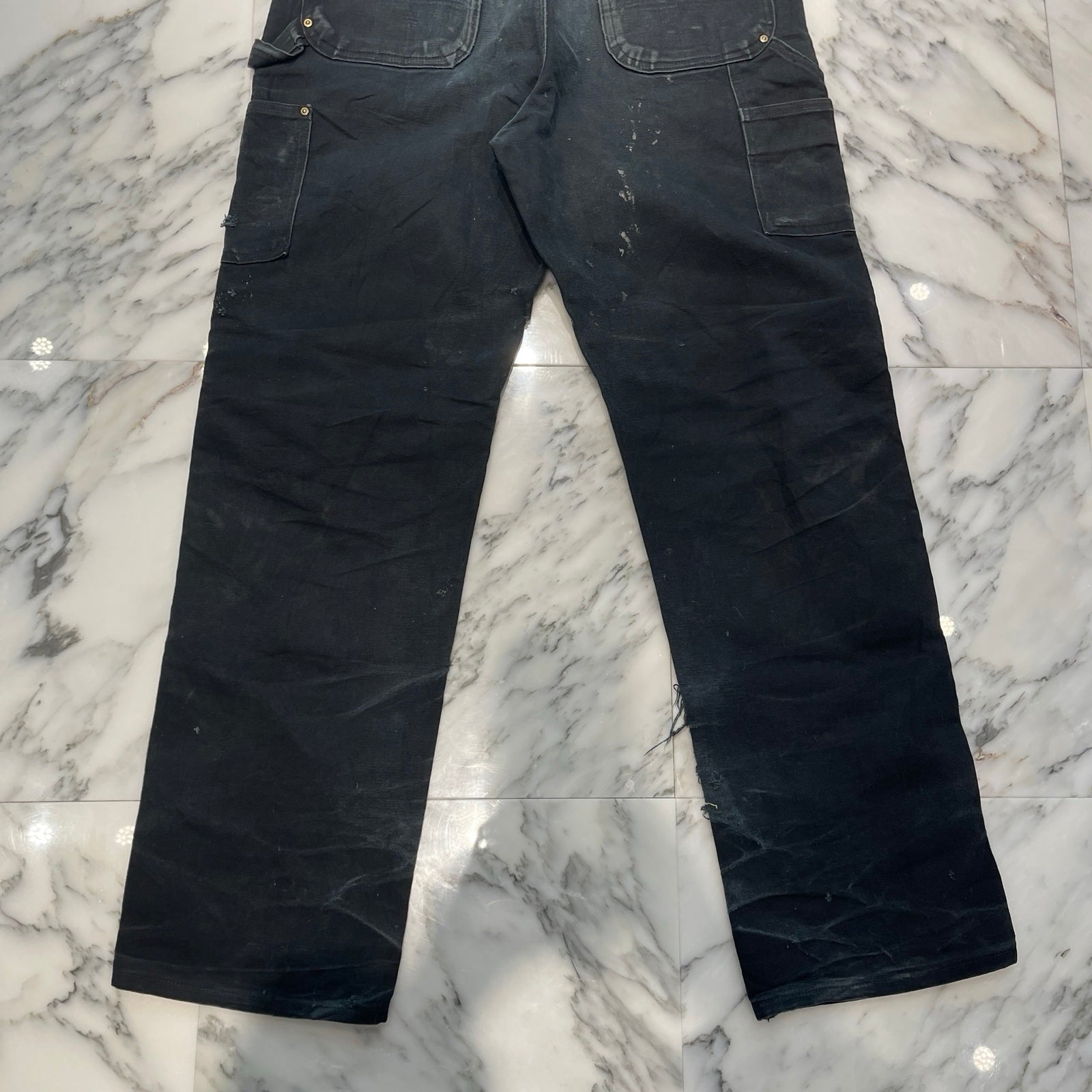 Carhartt Double Knee Denim Painter Pants Size 34×32