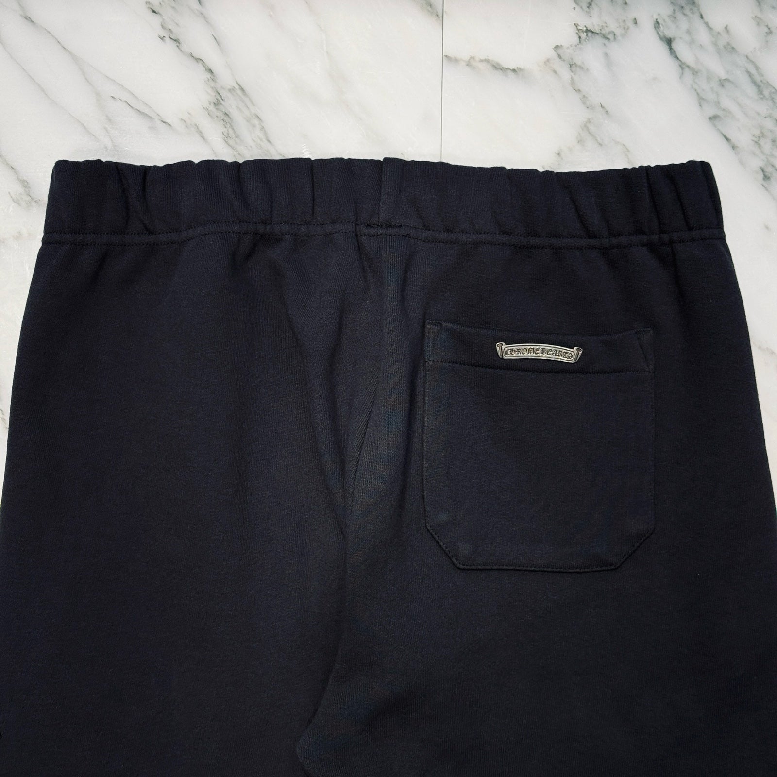 CHROME HEARTS Y NOT 3 Cemetery Cross Patch Sweat Pants Size L