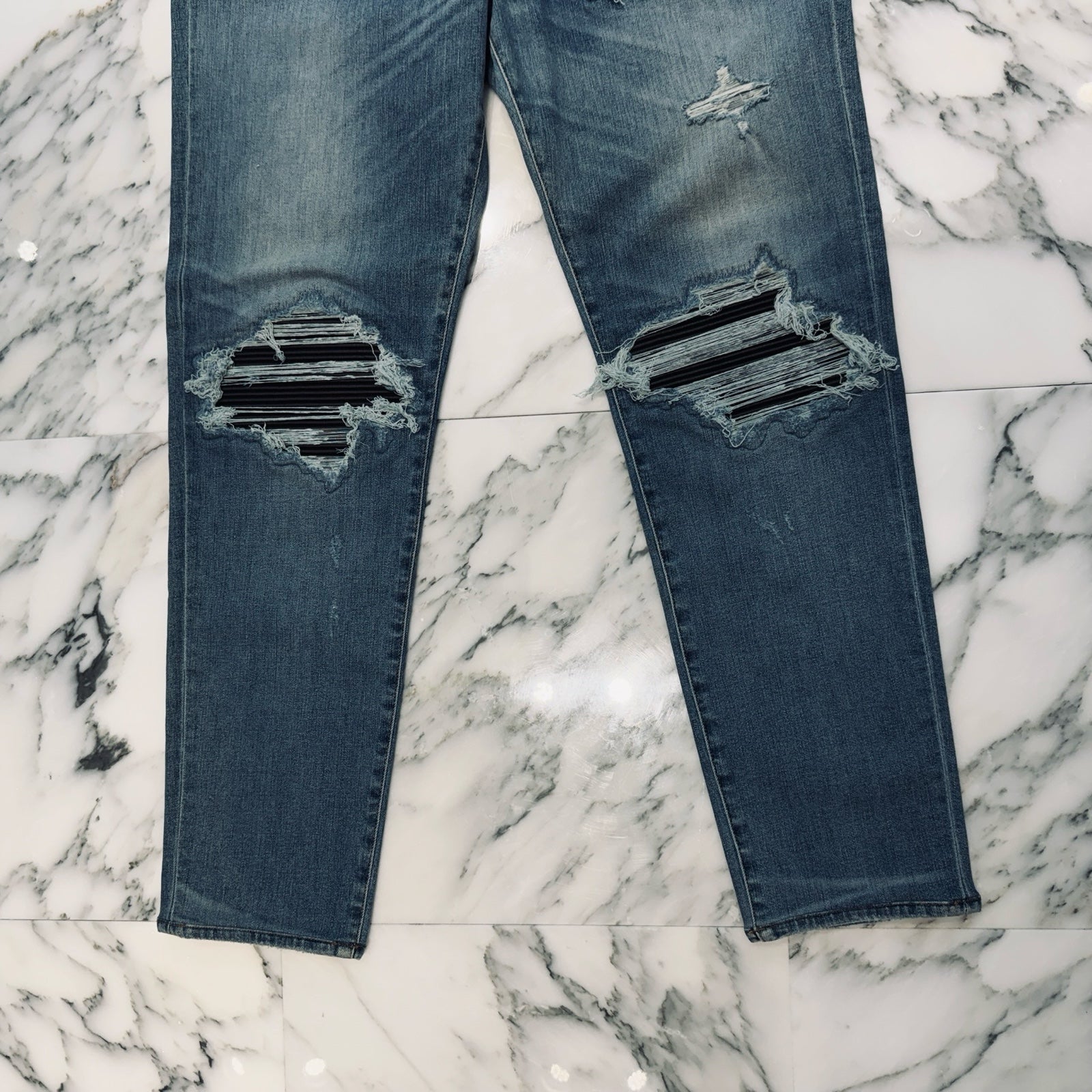 AMIRI MX1 Damage Regular Fit Jeans Size 38