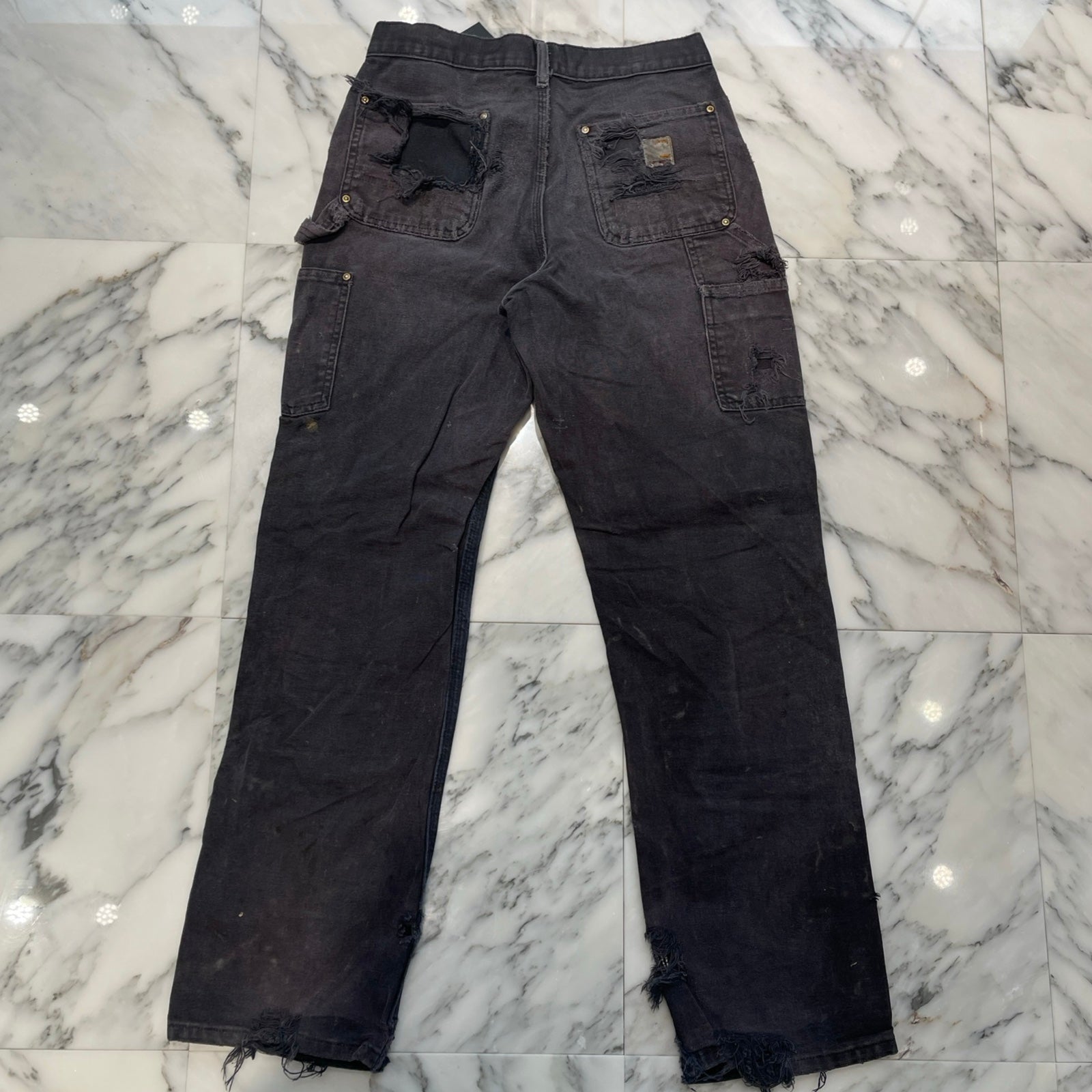 Carhartt Double Knee Denim Painter Pants 30×32