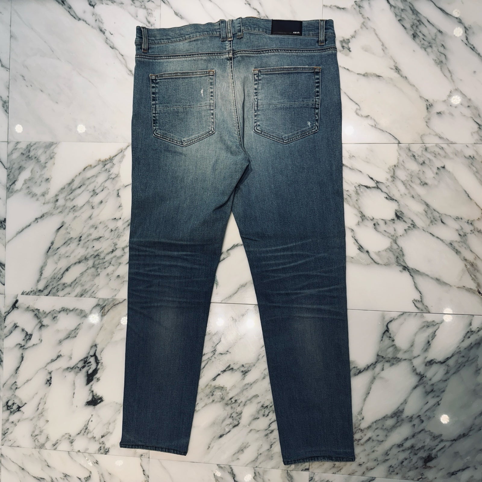 AMIRI MX1 Damage Regular Fit Jeans Size 38
