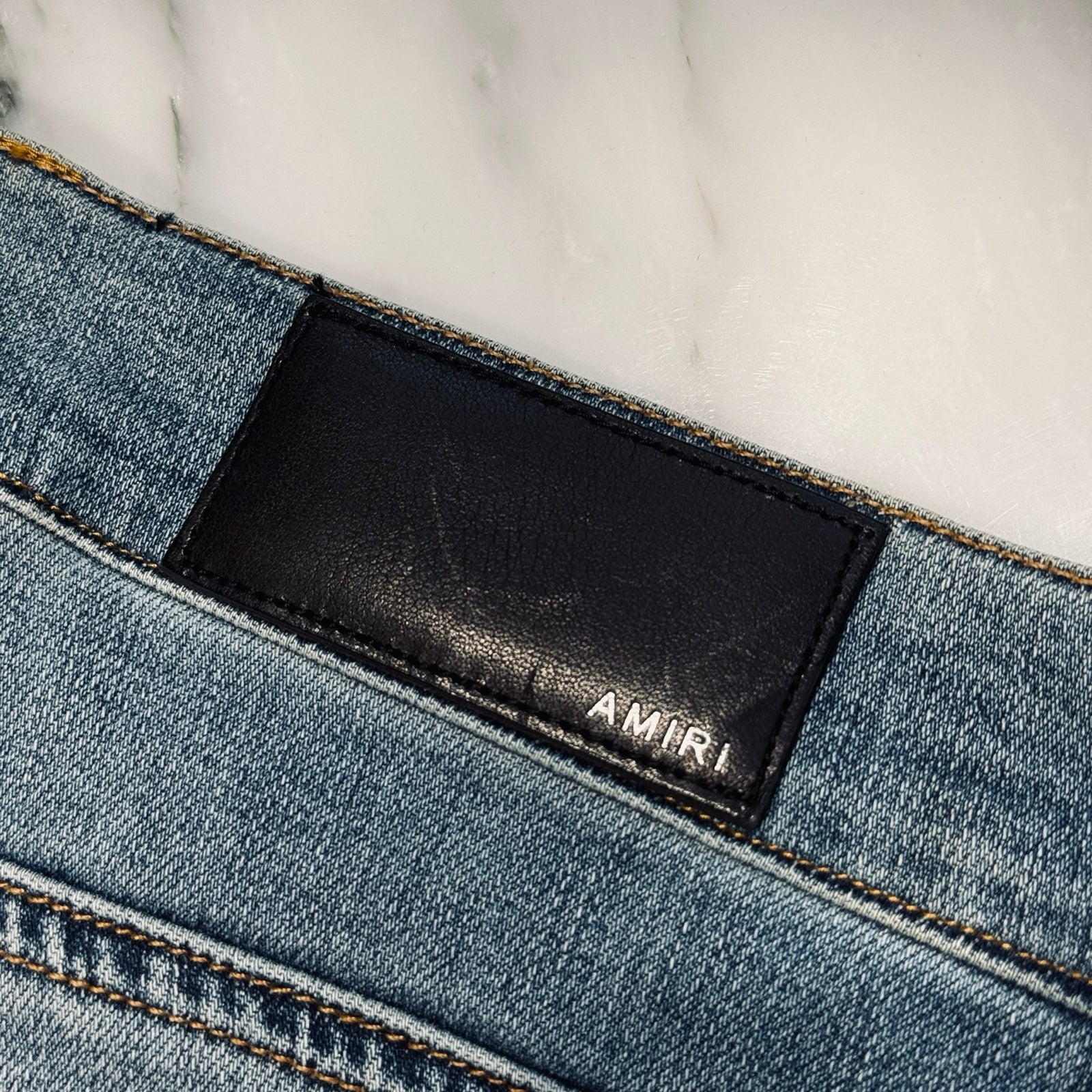 AMIRI MX1 Damage Regular Fit Jeans Size 38