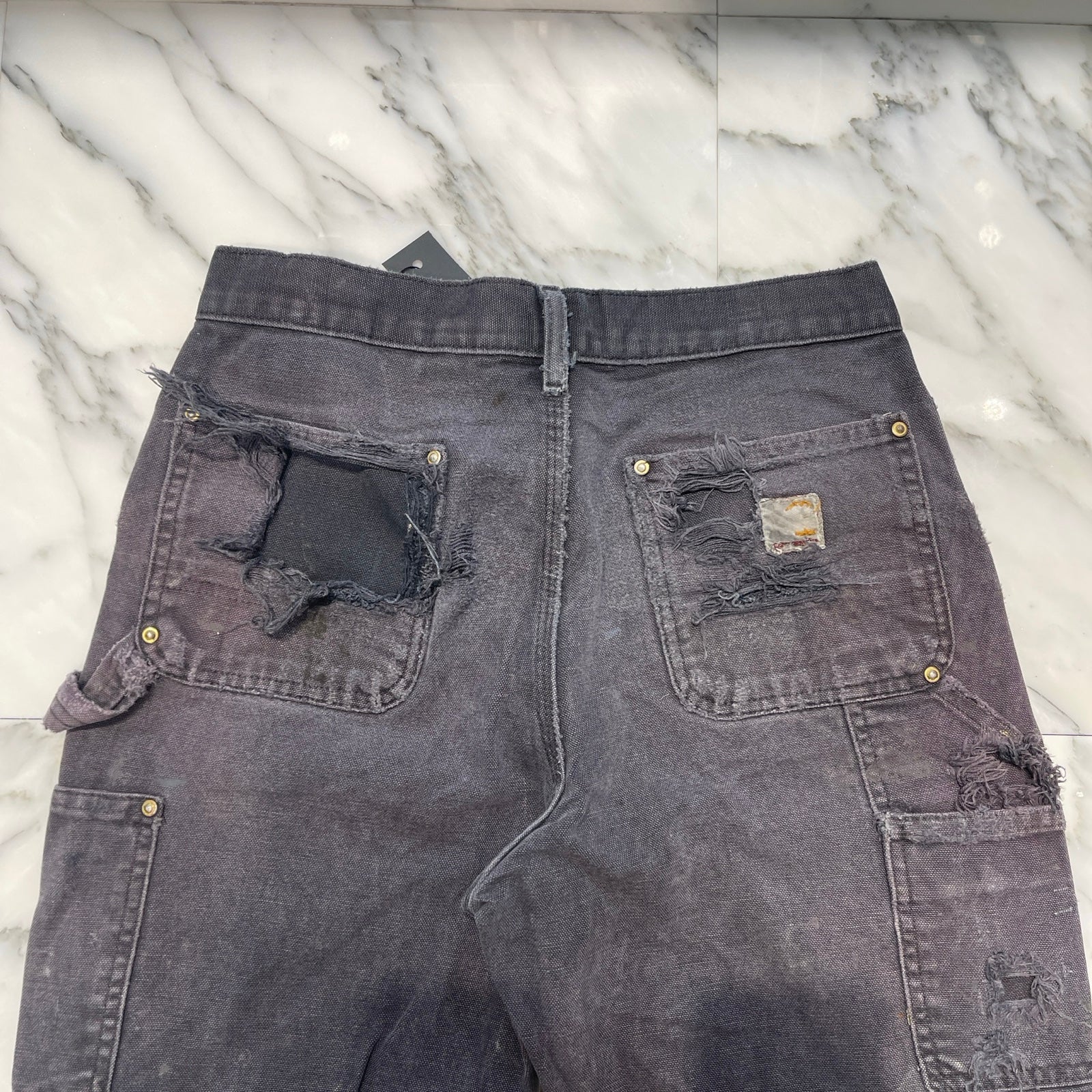 Carhartt Double Knee Denim Painter Pants 30×32