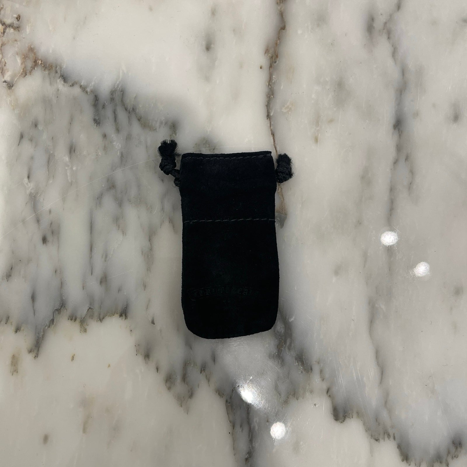 CHROME HEARTS DBL FLRL CRS Pave Diamond Ring Size 16号