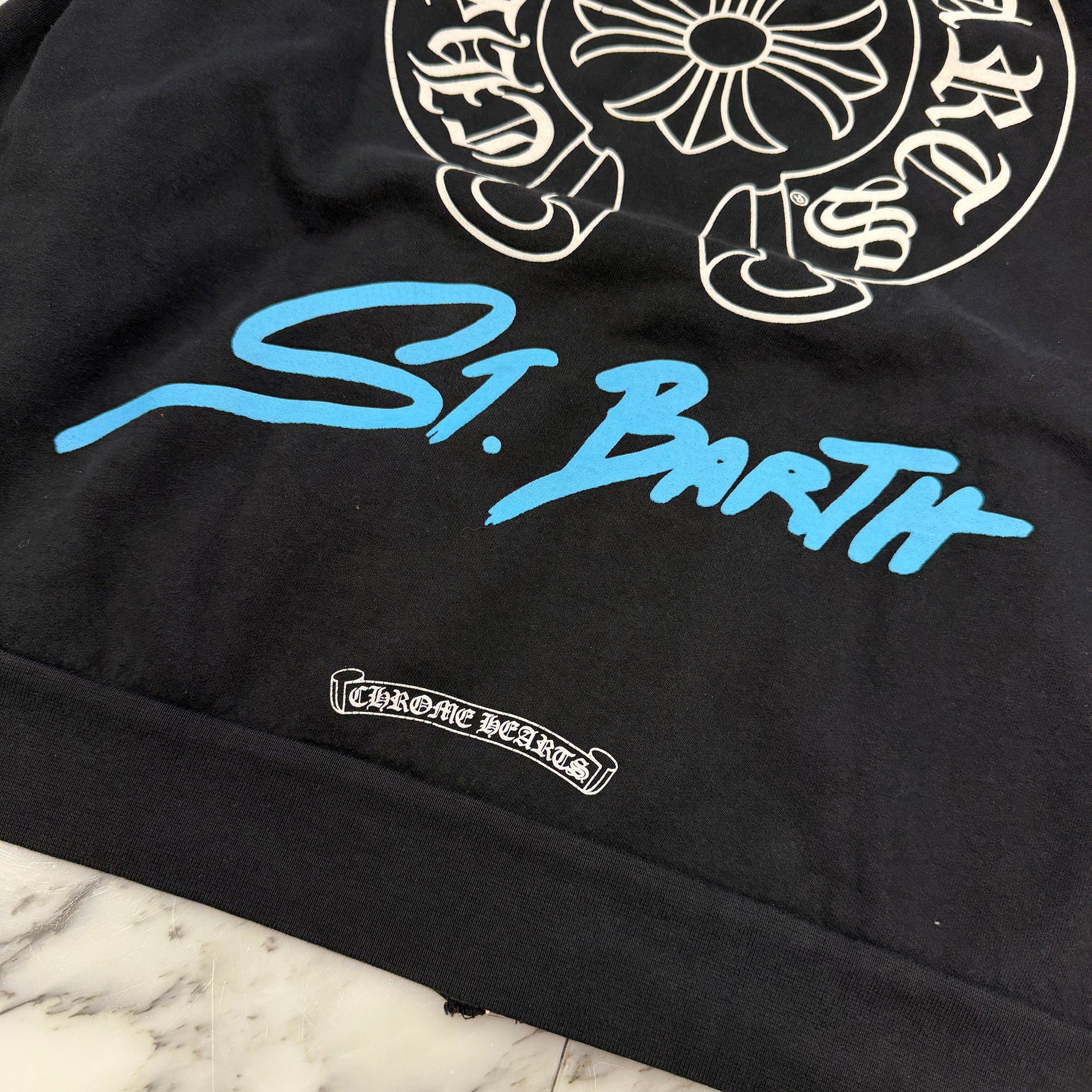 CHROME HEARTS St. Barth Limited Horseshoe Zip Up Hoodie Size S クロムハーツ セントバース限定 ホースシュー ジップアップフーディー サイズS