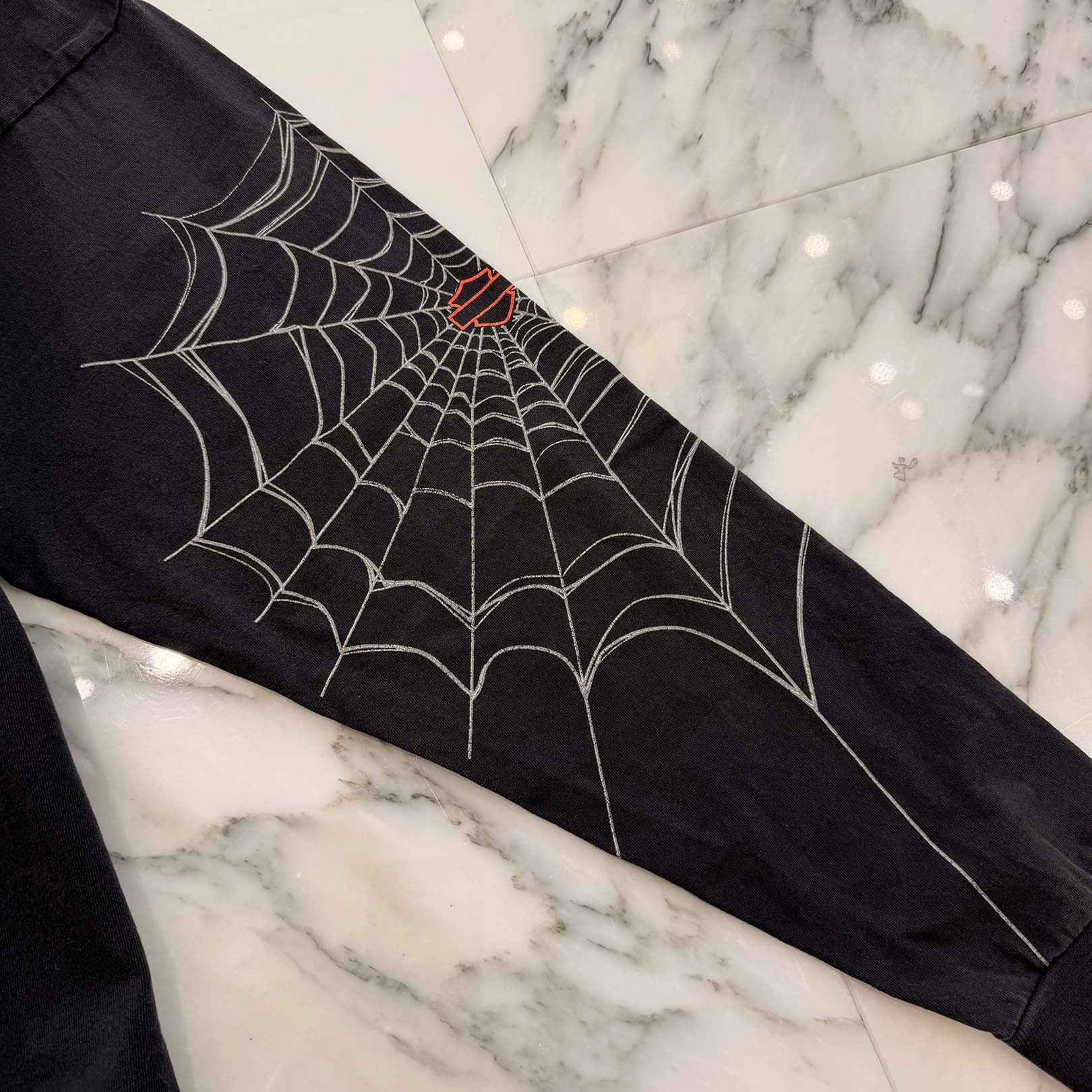 Vintage 90’s Harley-Davidson "Spider Web" Long Sleeve Tee Size XXXL ヴィンテージ 90’s ハーレー・ダビットソン "スパイダーウェブ" ロングスリーブTシャツ サイズXXXL