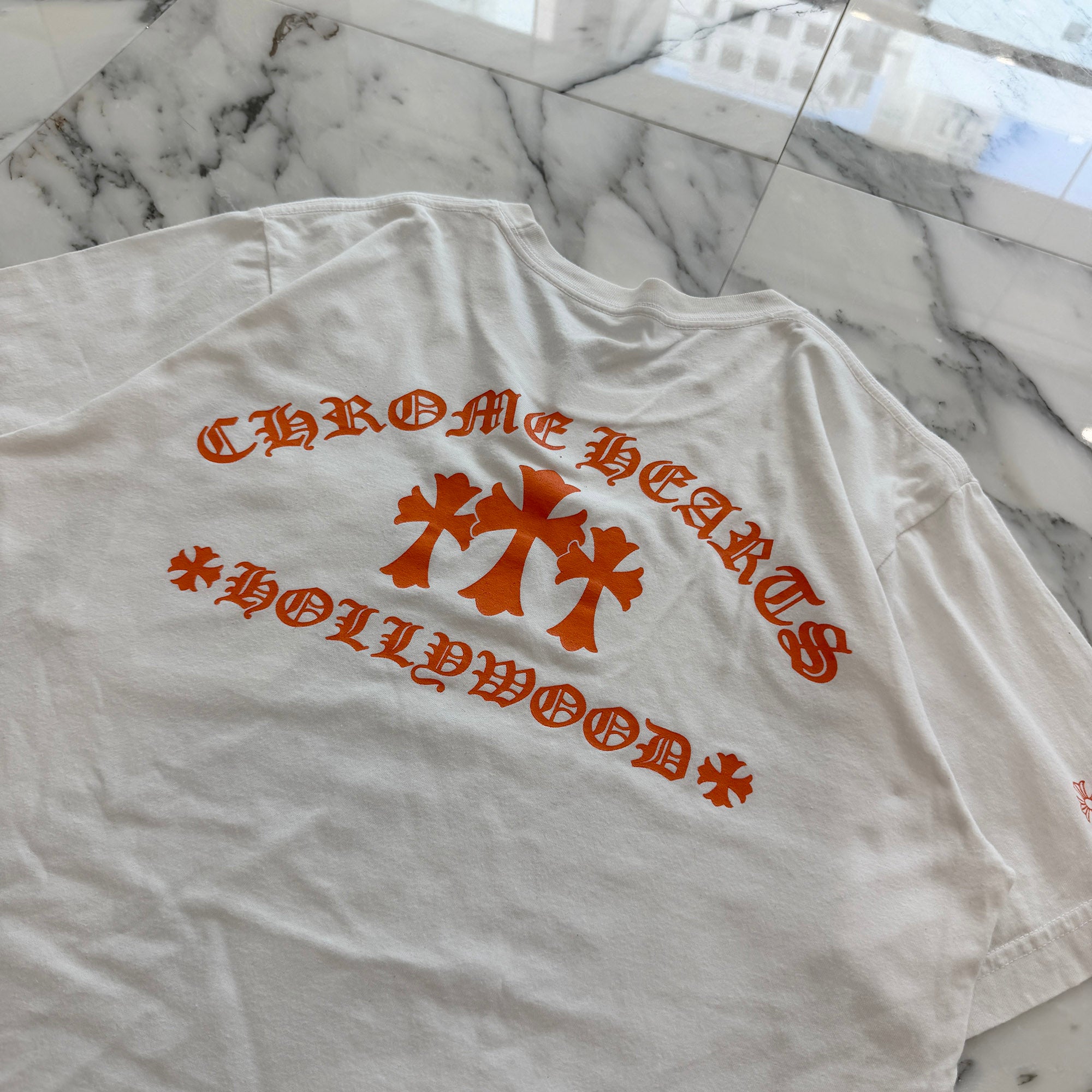 CHROME HEARTS King Taco 3 Cemetery Cross Print Tee Size M クロムハーツ キングタコ 3 セメタリークロス プリント Tシャツ サイズM
