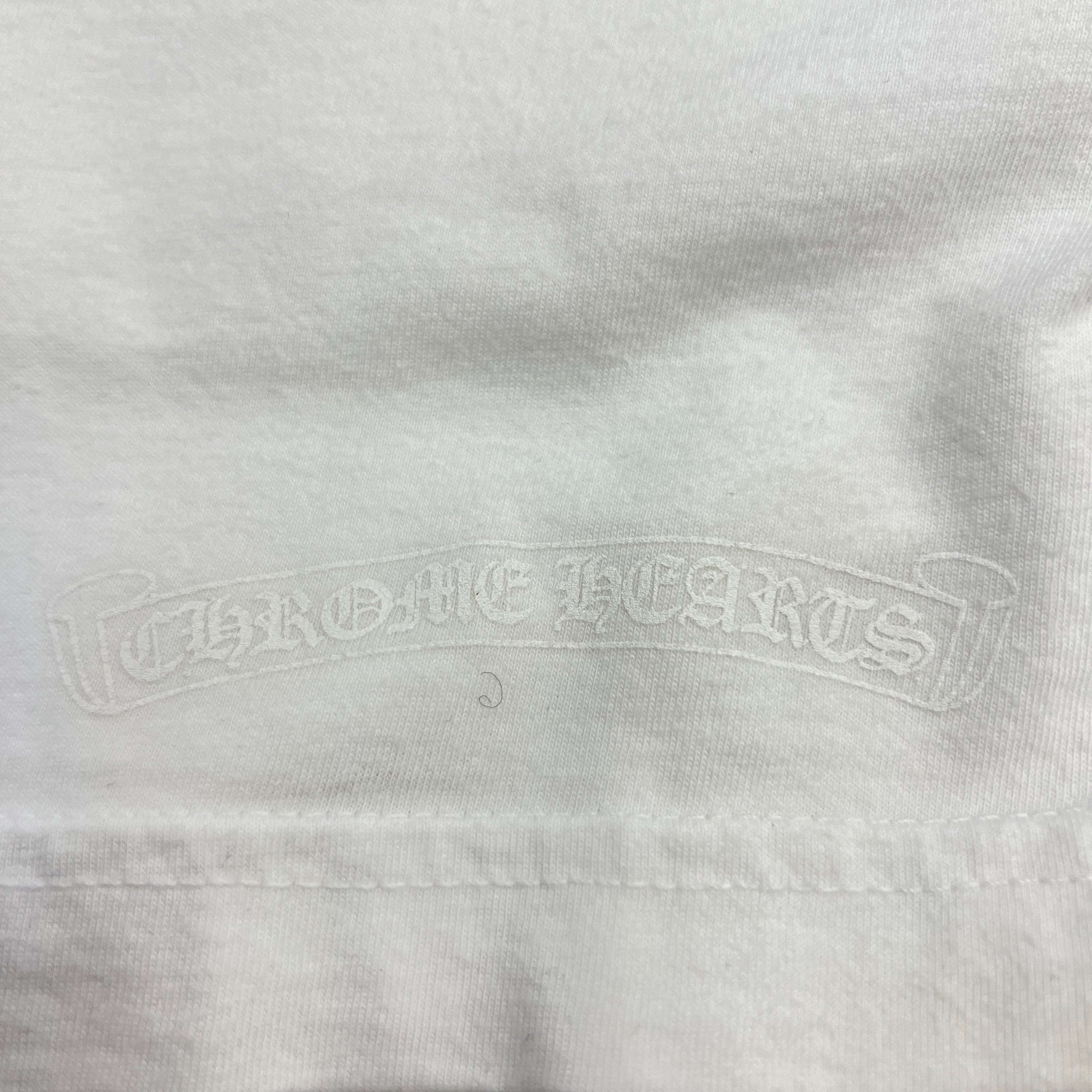 CHROME HEARTS Old English Neck Logo Long Sleeve Tee Size L クロムハーツ オールドイングリッシュ ネックロゴ ロングスリーブTシャツ サイズL