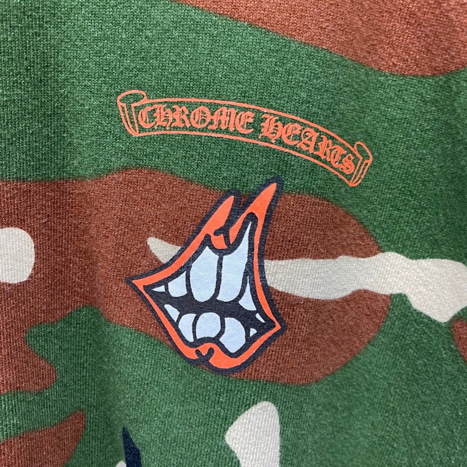 CHROME HEARTS×MATTY BOY 2022SS PPO CAUTION SWTSHRT Size XL