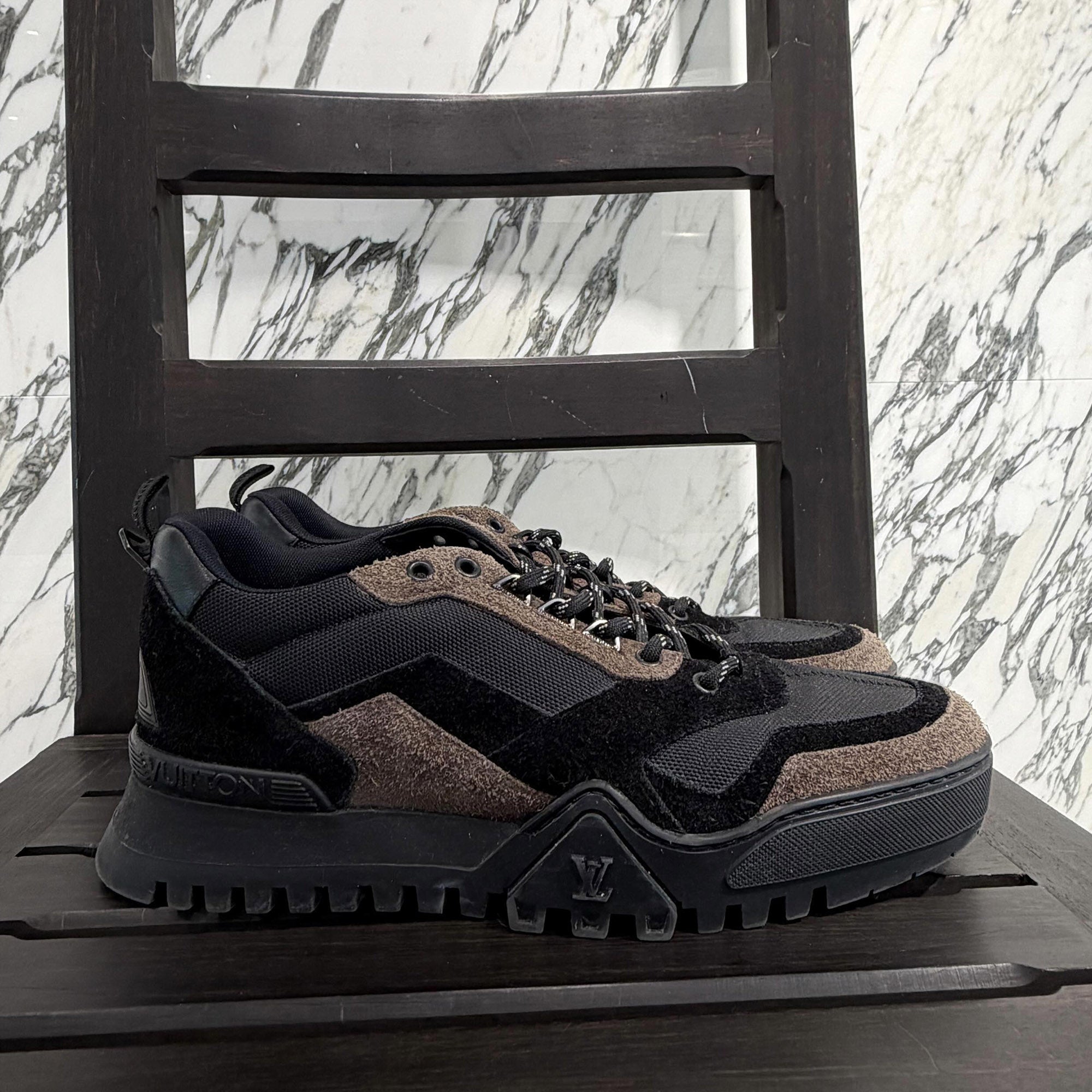 LOUIS VUITTON 2019AW LV Hiking Line Sneakers BM0139 Size 8 1/2 (約27.5cm) ルイヴィトン LV ハイキング・ライン スニーカー サイズ 8 1/2 (約27.5cm)