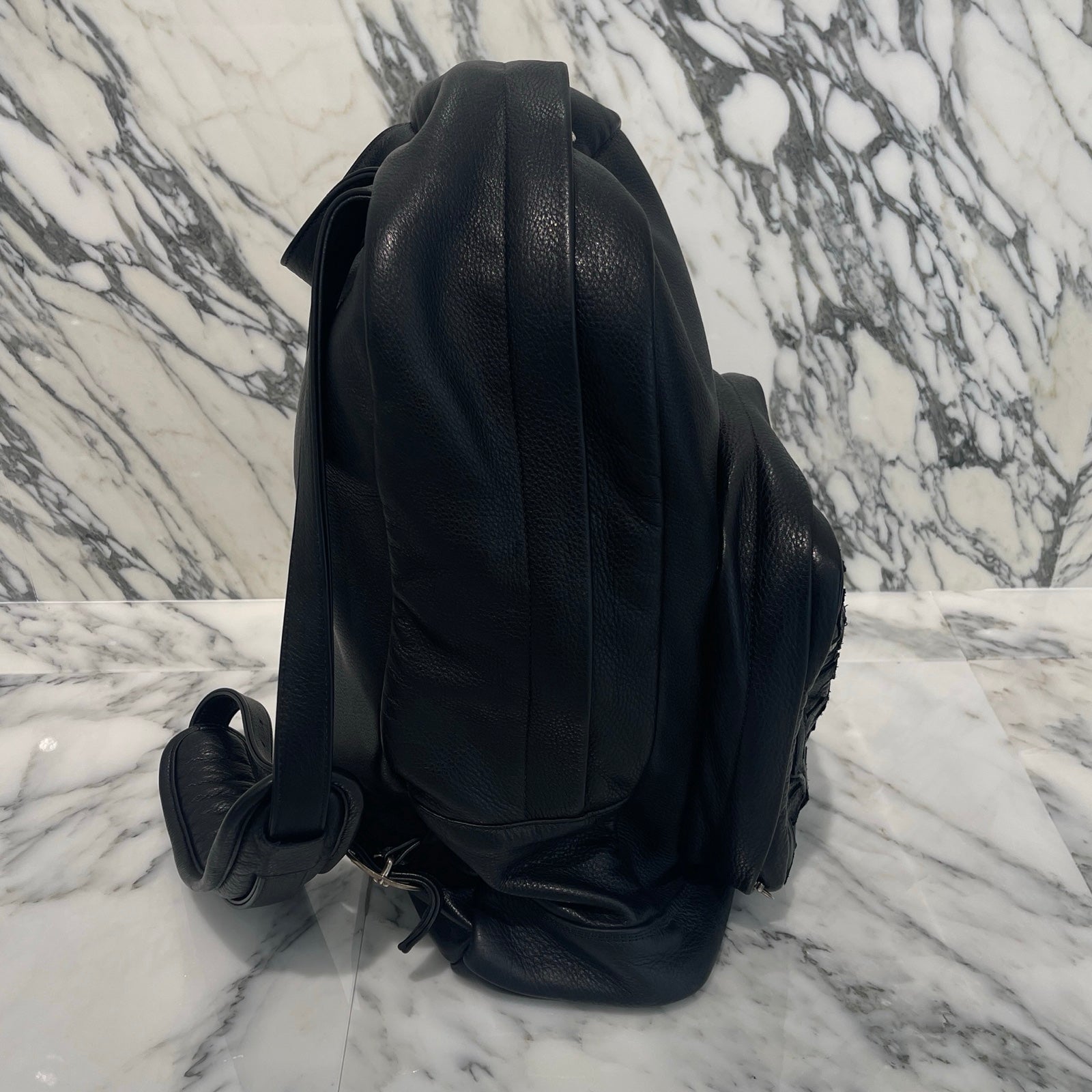 CHROME HEARTS Seventh Grade Leather Cross Patch Back Pack クロムハーツ セブンスグレード レザークロスパッチ バックパック