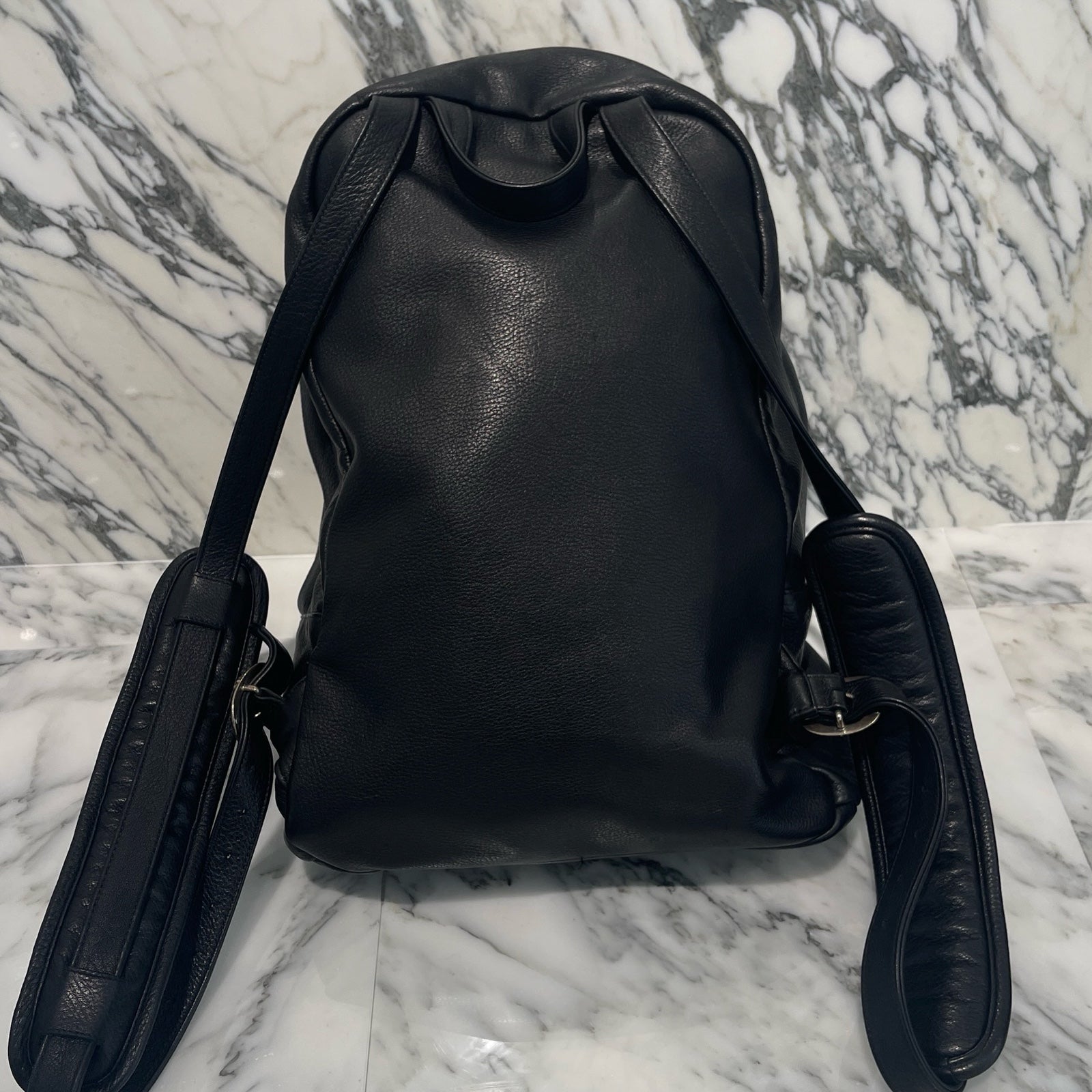 CHROME HEARTS Seventh Grade Leather Cross Patch Back Pack クロム