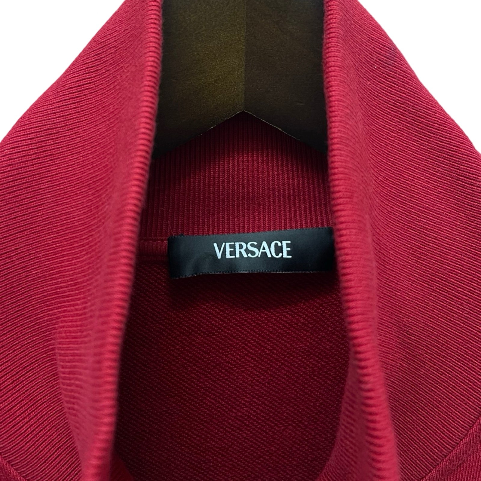 VERSACE 2024SS 90's Vintage Logo Zip Up Sweat Shirt 1016659 1A12492 Size XL