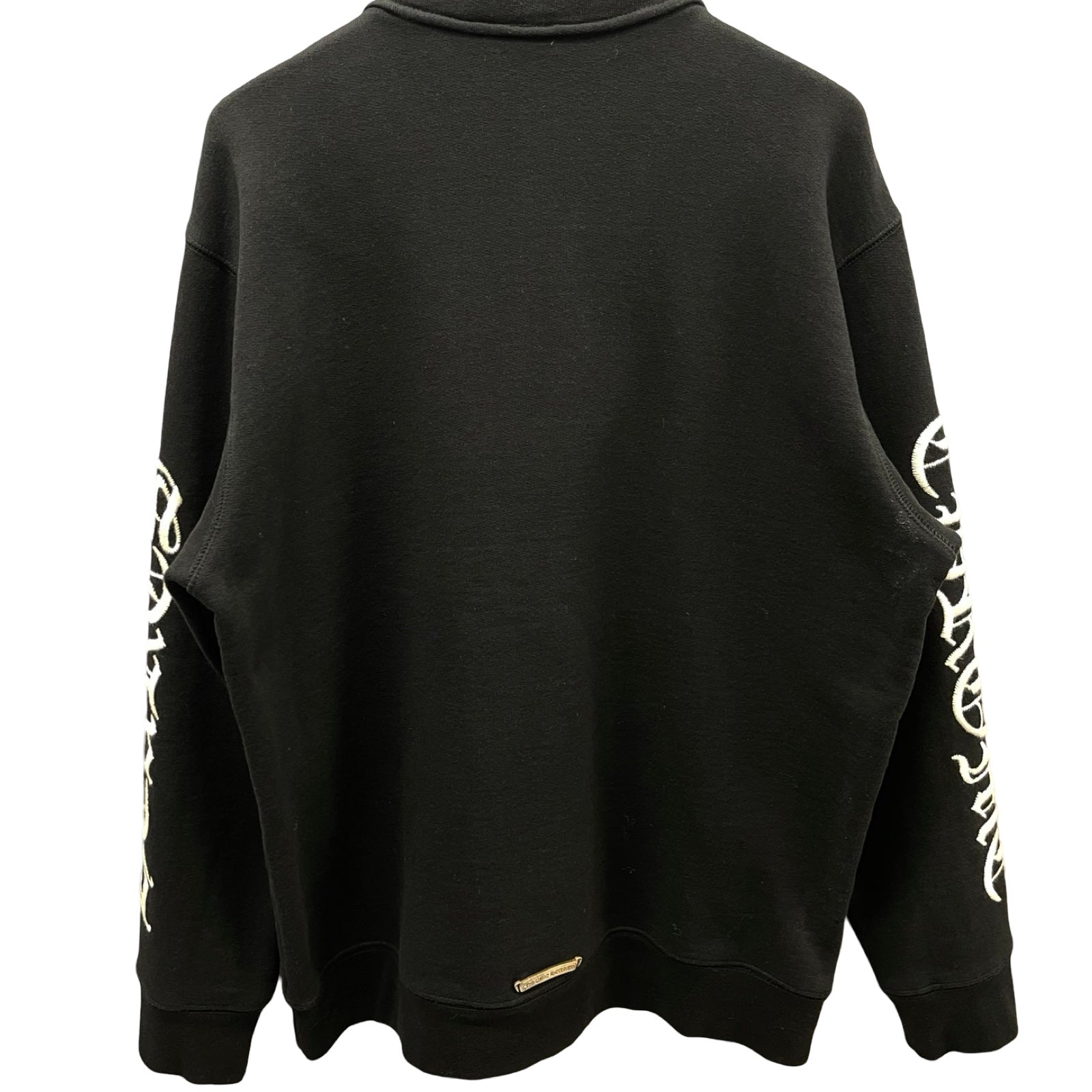 CHROME HEARTS Y NOT SLO RIDE Half Zip Sweat Shirt Size L