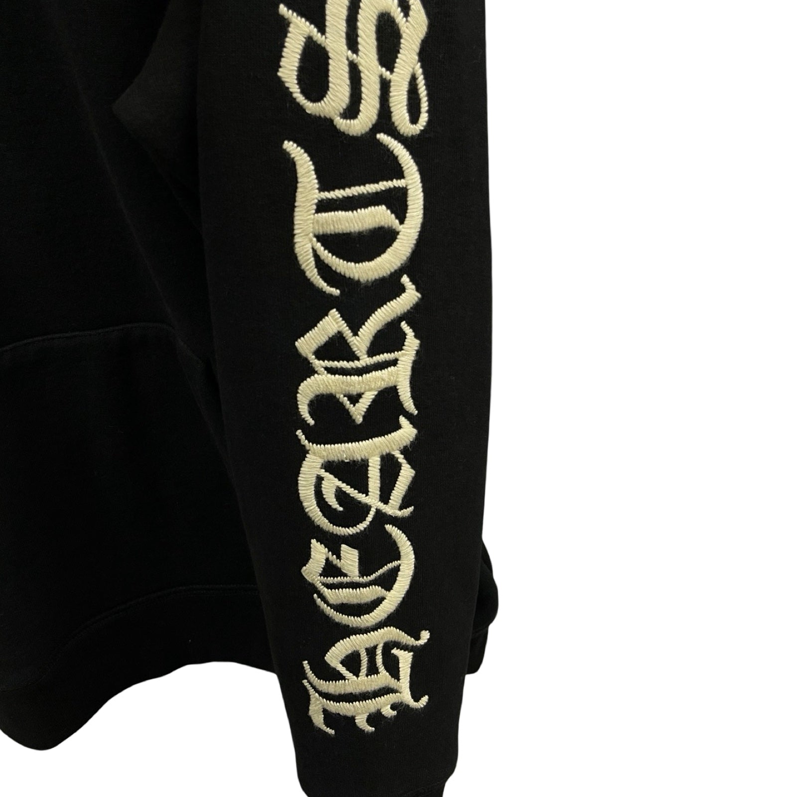 CHROME HEARTS Y NOT SLO RIDE Half Zip Sweat Shirt Size L