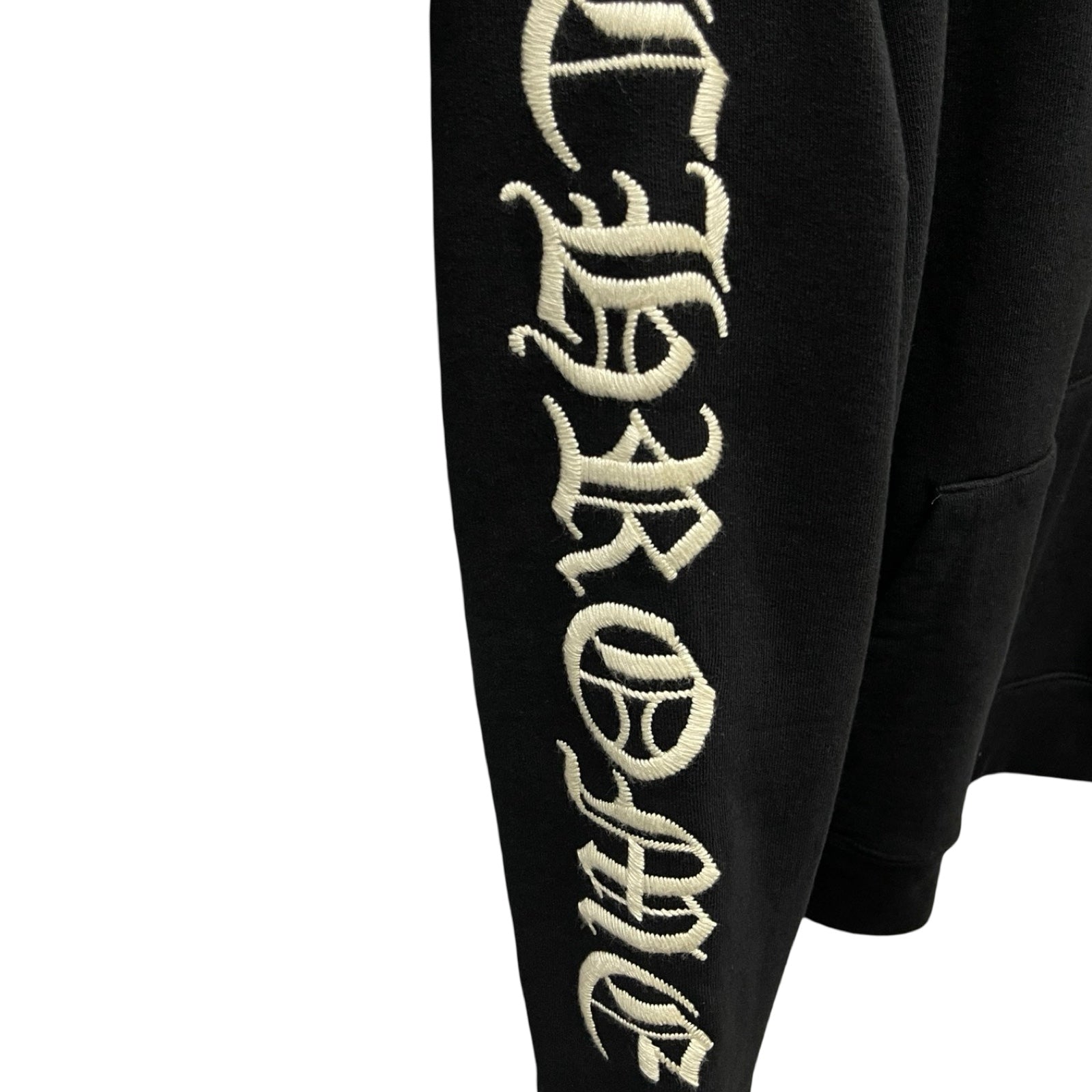 CHROME HEARTS Y NOT SLO RIDE Half Zip Sweat Shirt Size L