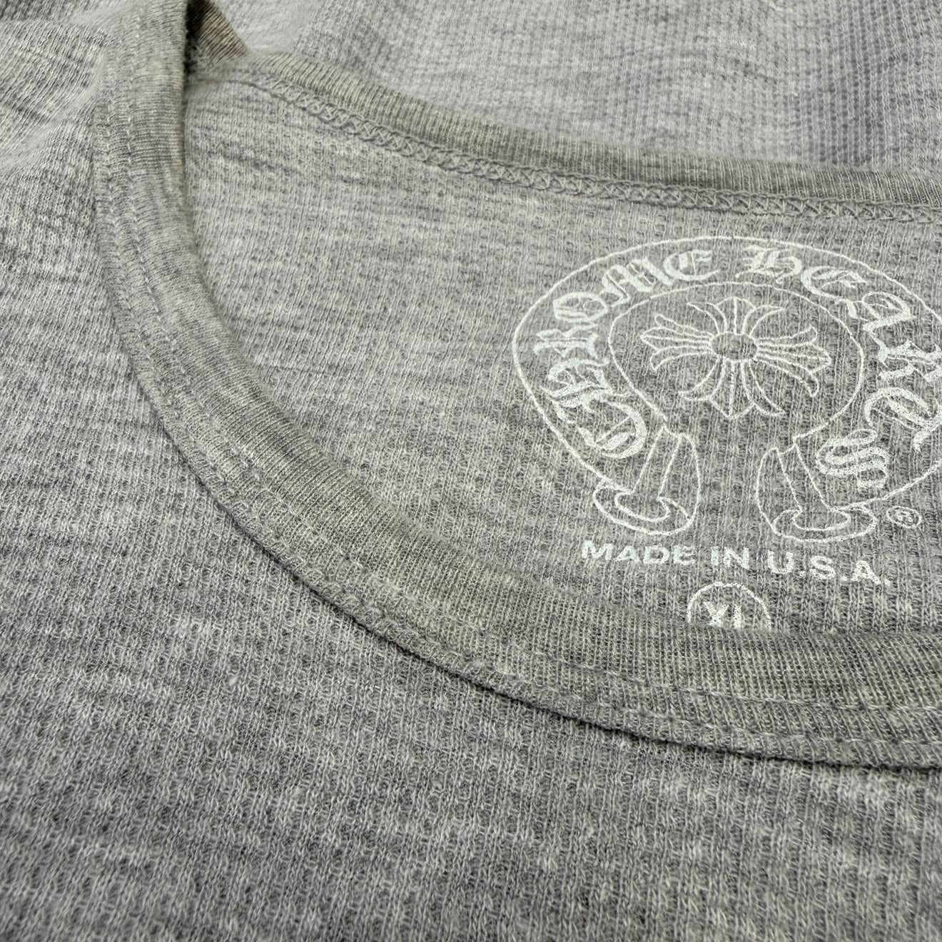 CHROME HEARTS 2025SS Floral Cross Horseshoe Thermal Long Sleeve Tee Size XL クロムハーツ フローラルクロス ホースシュー サーマル ロングスリーブ Tシャツ サイズXL