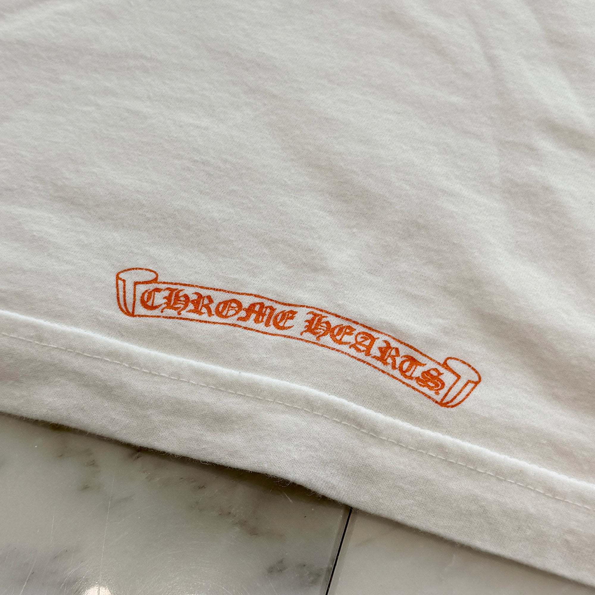 CHROME HEARTS King Taco 3 Cemetery Cross Print Tee Size M クロムハーツ キングタコ 3 セメタリークロス プリント Tシャツ サイズM