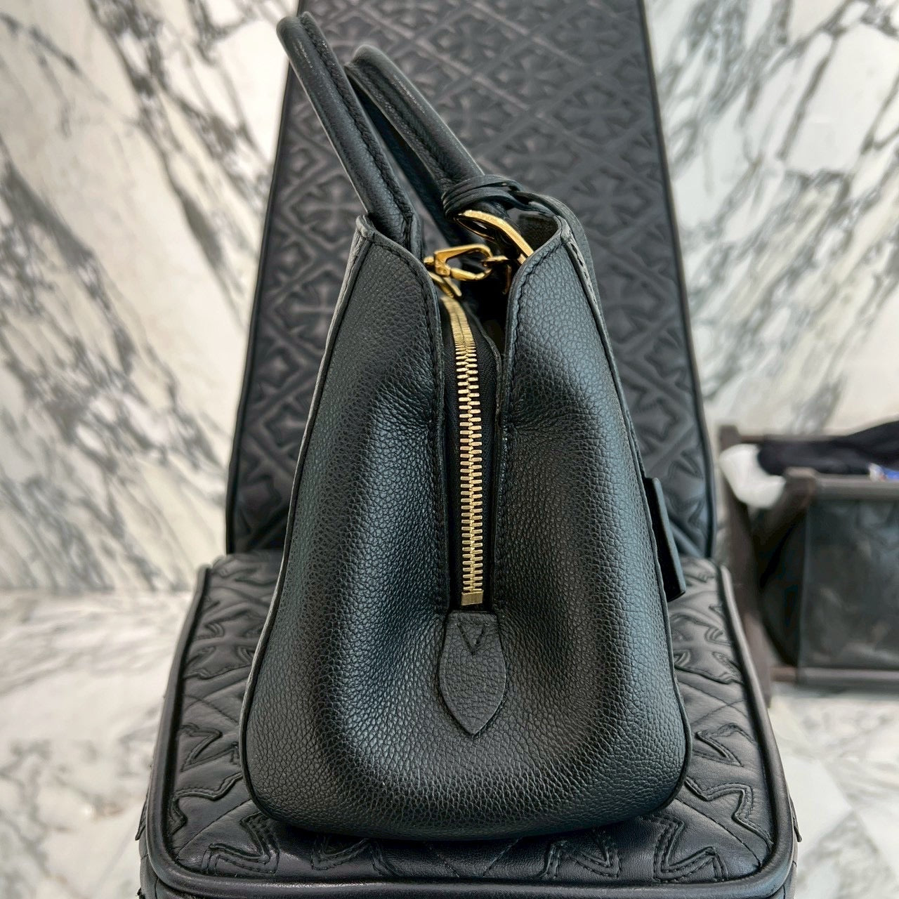 LOUIS VUITTON Monogram Empreinte MONTAIGNE BB Hand Bag M41053 ルイヴィトン モノグラムアンプラント モンテーニュ BB ハンドバッグ