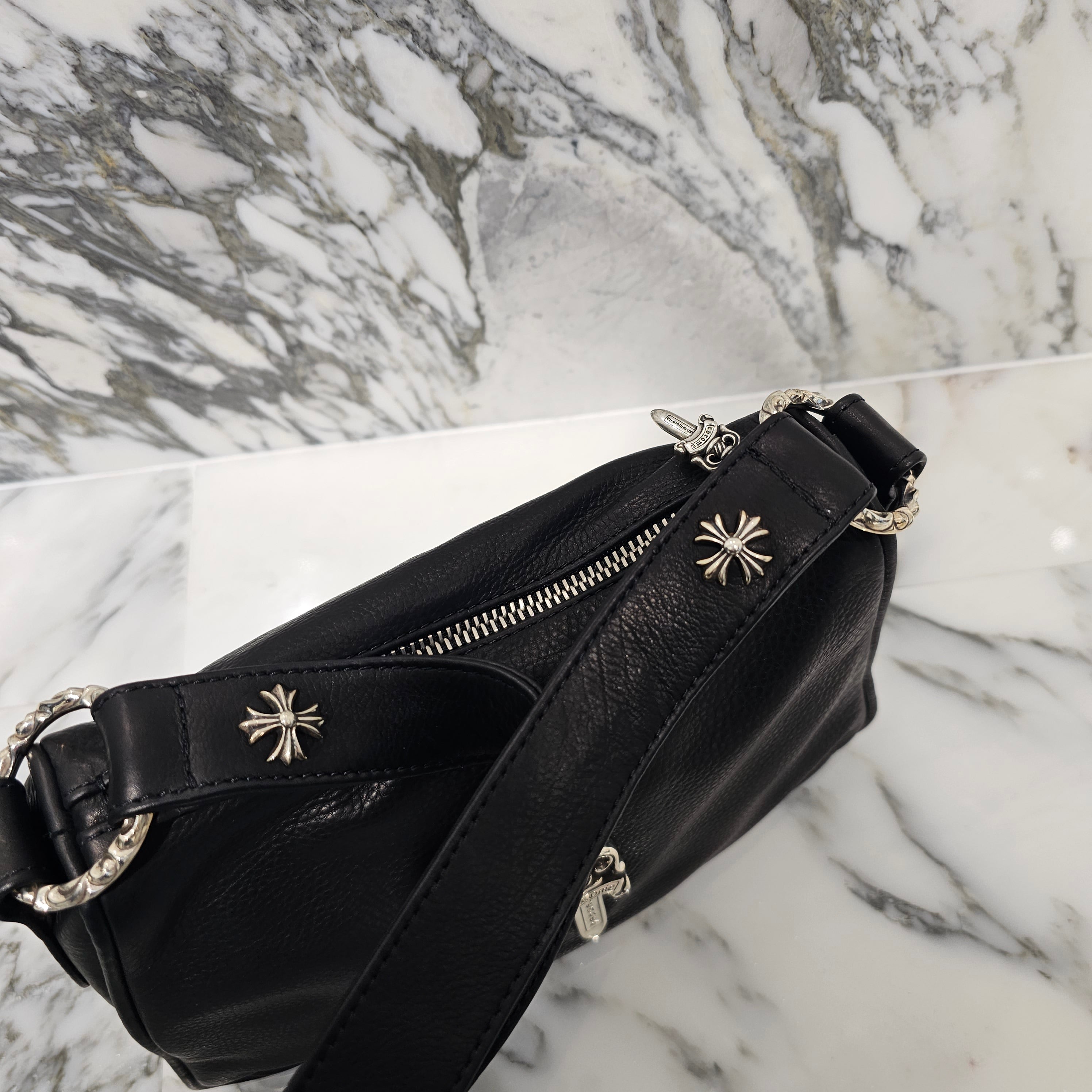 CHROME HEARTS CHICKEN NUGGET Small Leather Shoulder Bag クロムハーツ チキンナゲット スモールレザー ショルダーバッグ