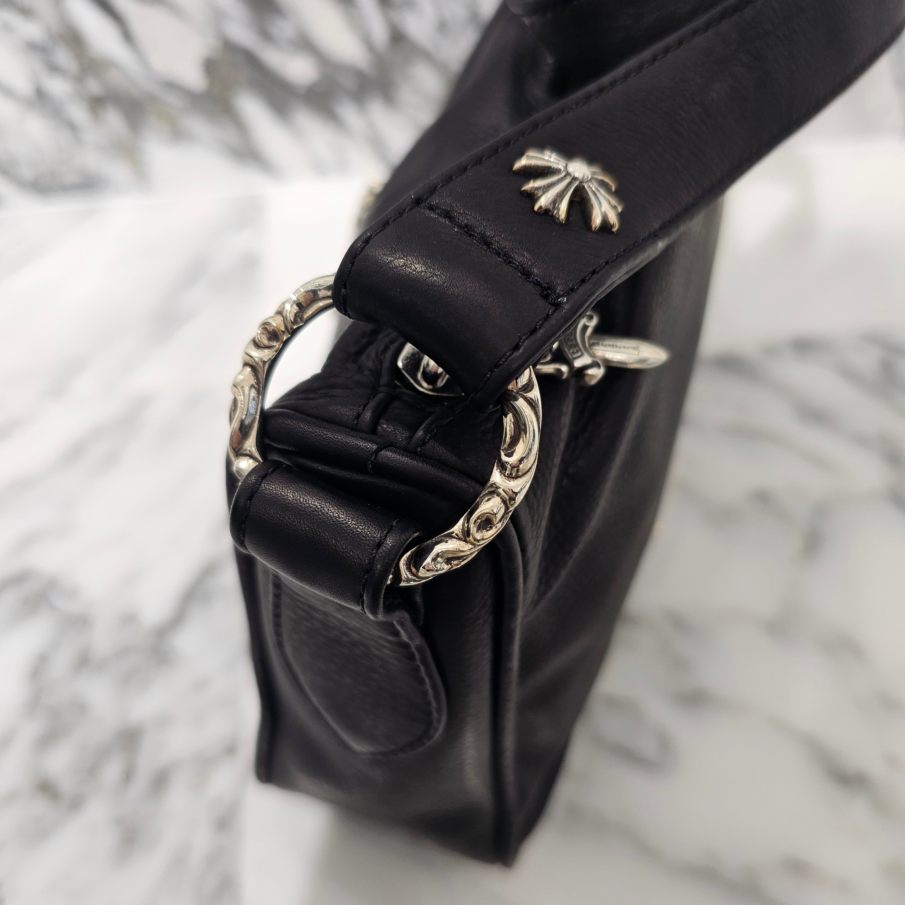 CHROME HEARTS CHICKEN NUGGET Small Leather Shoulder Bag クロムハーツ チキンナゲット スモールレザー ショルダーバッグ