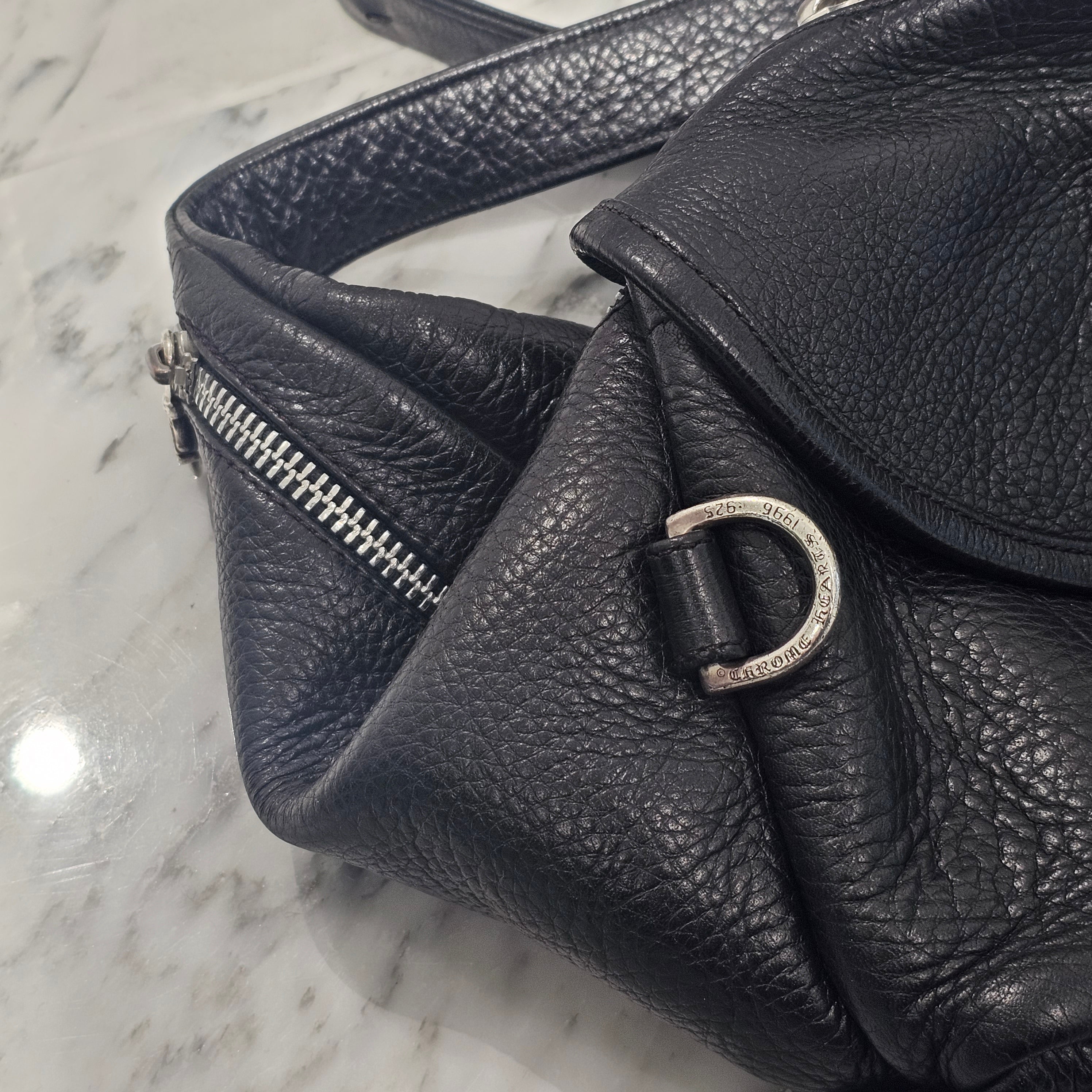 CHROME HEARTS 1 SNAT PACK MEDIUM LEATHER WAIST BAG クロムハーツ 1スナットパック ミディアムレザー ウェストバッグ