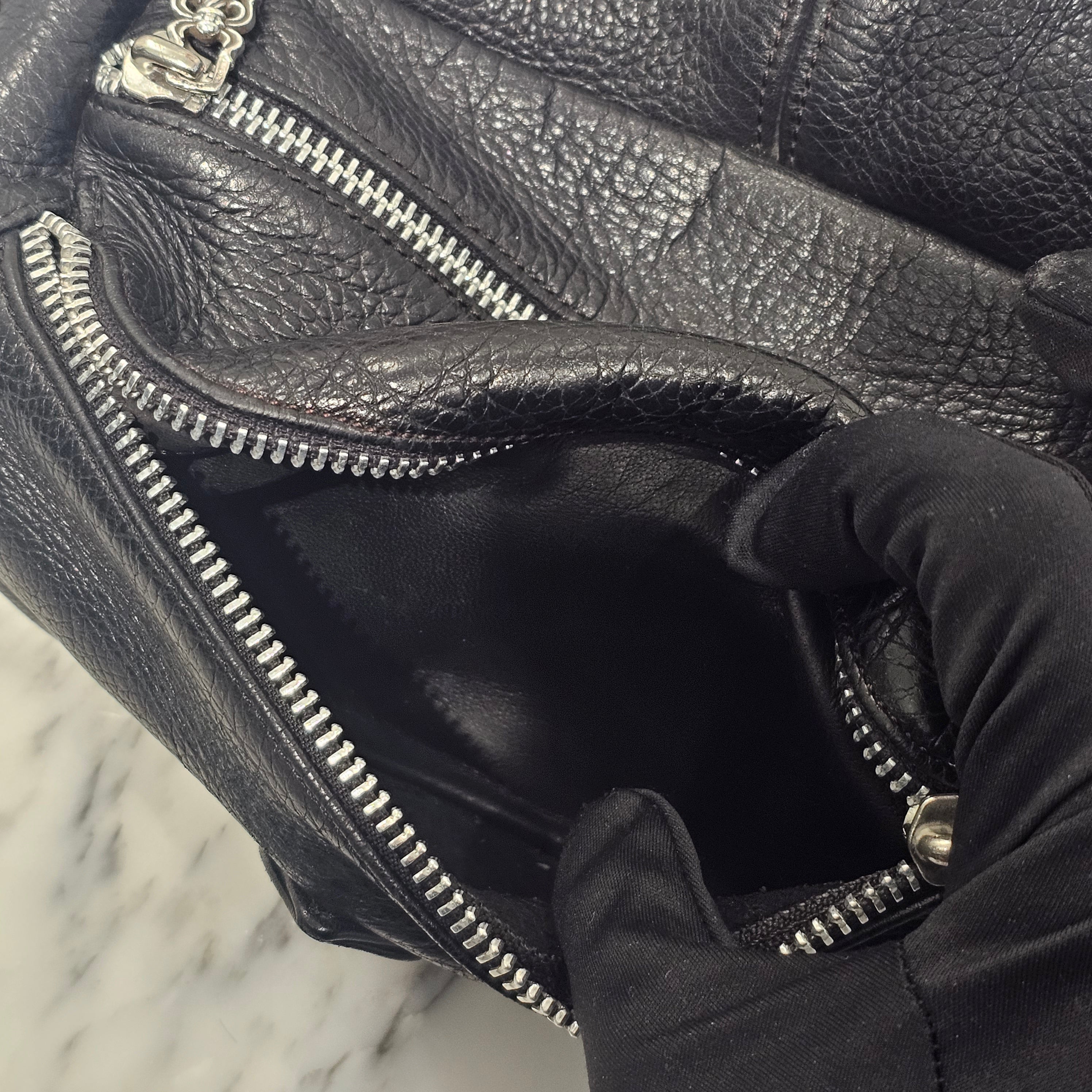 CHROME HEARTS 1 SNAT PACK MEDIUM LEATHER WAIST BAG クロムハーツ 1スナットパック ミディアムレザー ウェストバッグ