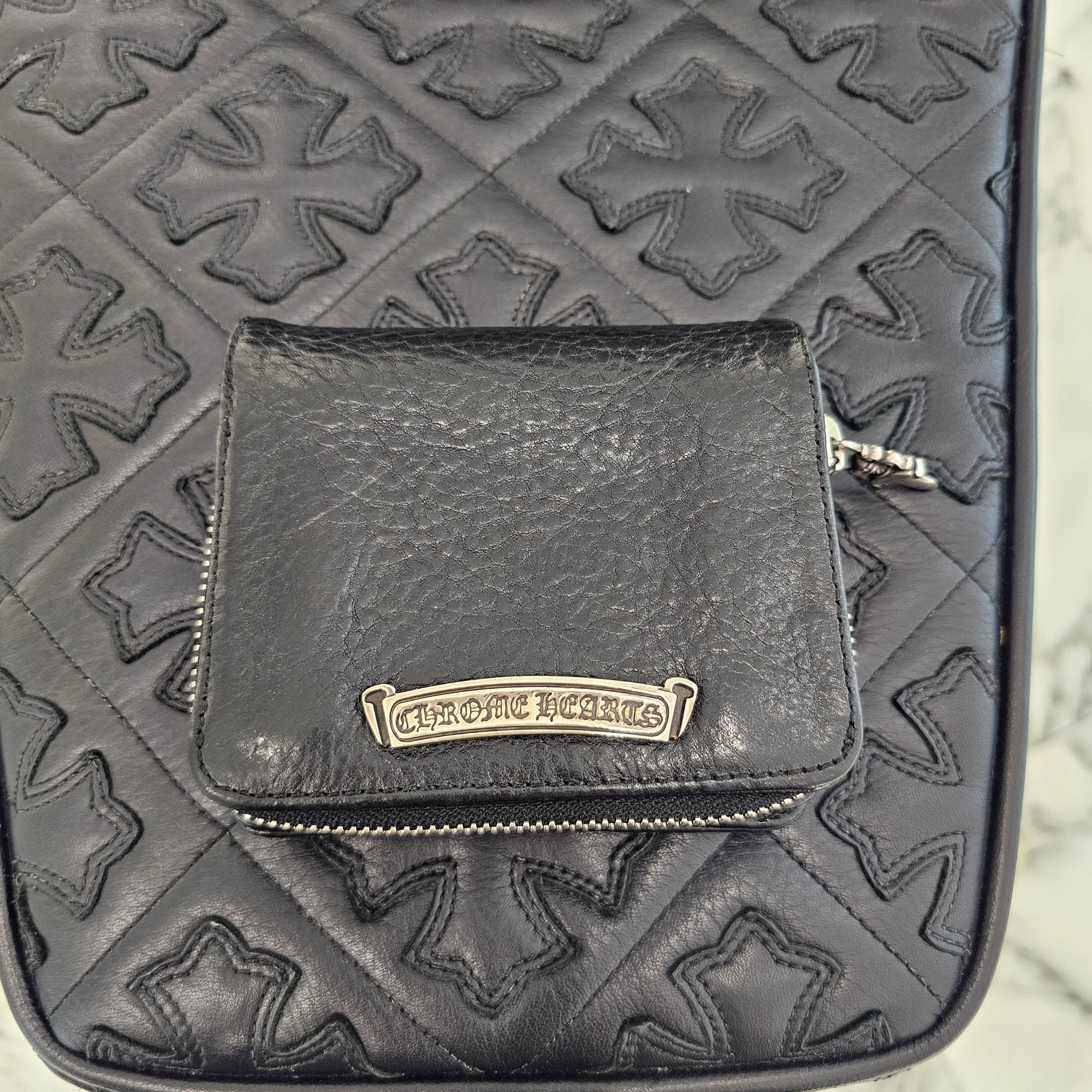 CHROME HEARTS Square Zip Bill Wallet クロムハーツ スクエアジップ ビルウォレット
