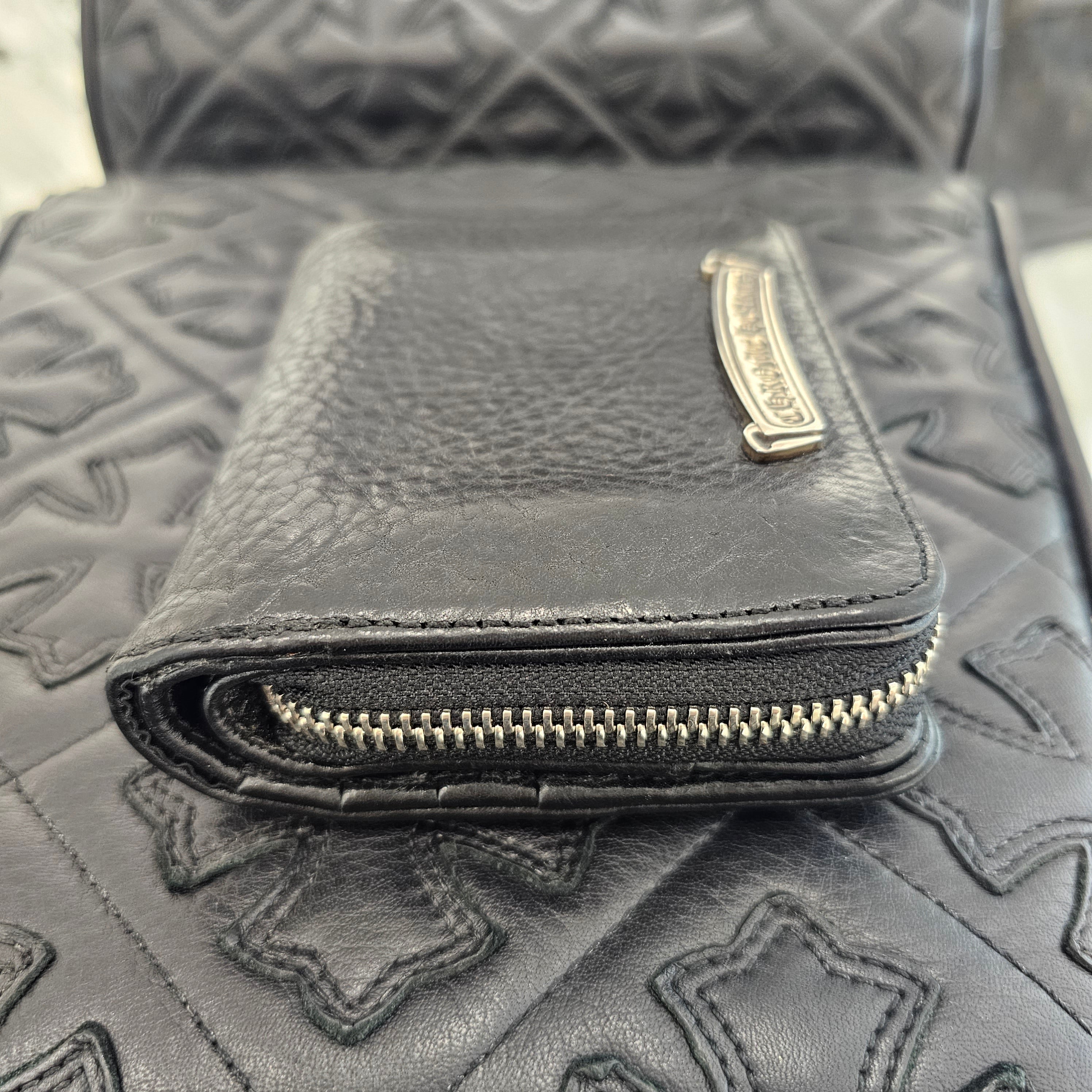 CHROME HEARTS Square Zip Bill Wallet クロムハーツ スクエアジップ ビルウォレット