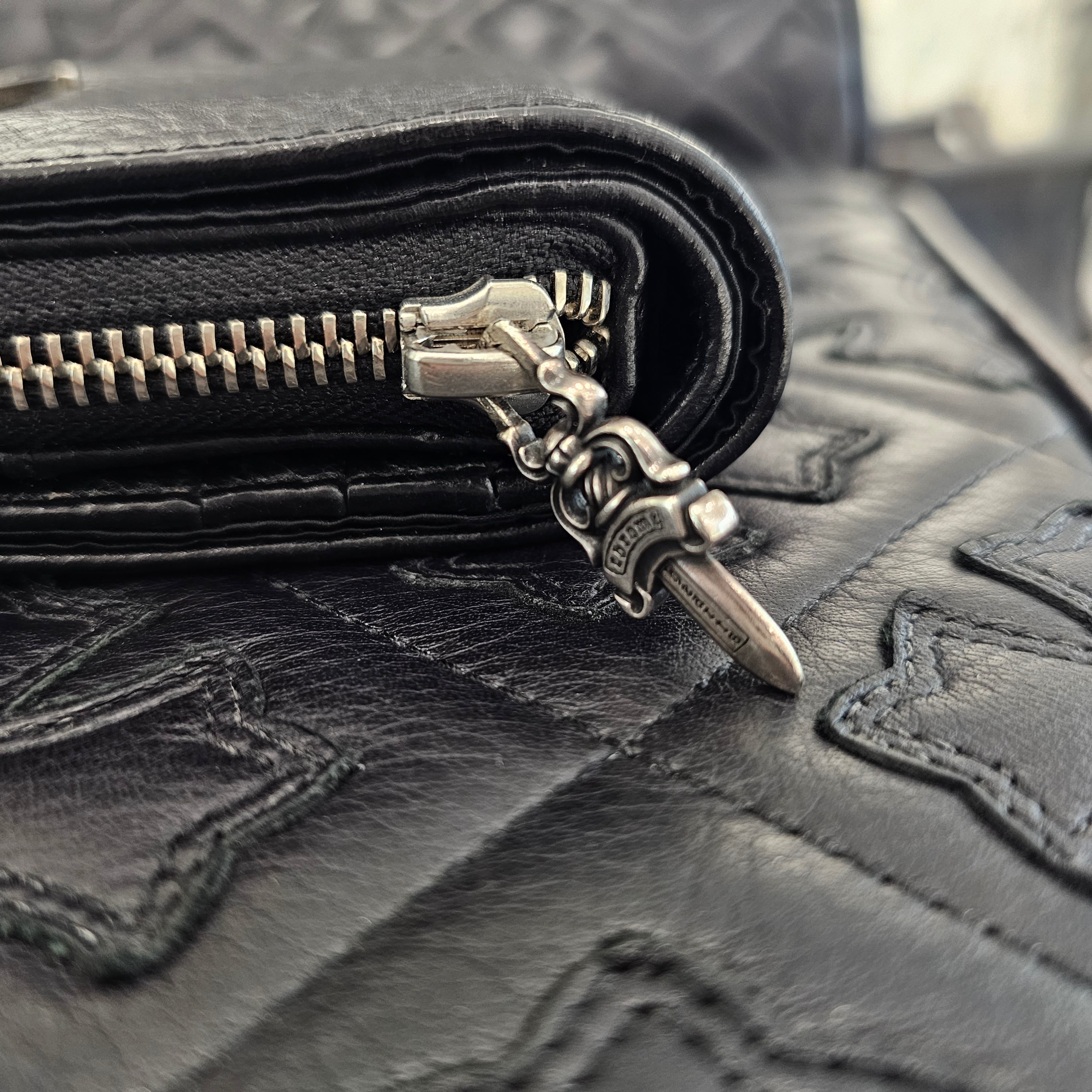 CHROME HEARTS Square Zip Bill Wallet クロムハーツ スクエアジップ ビルウォレット