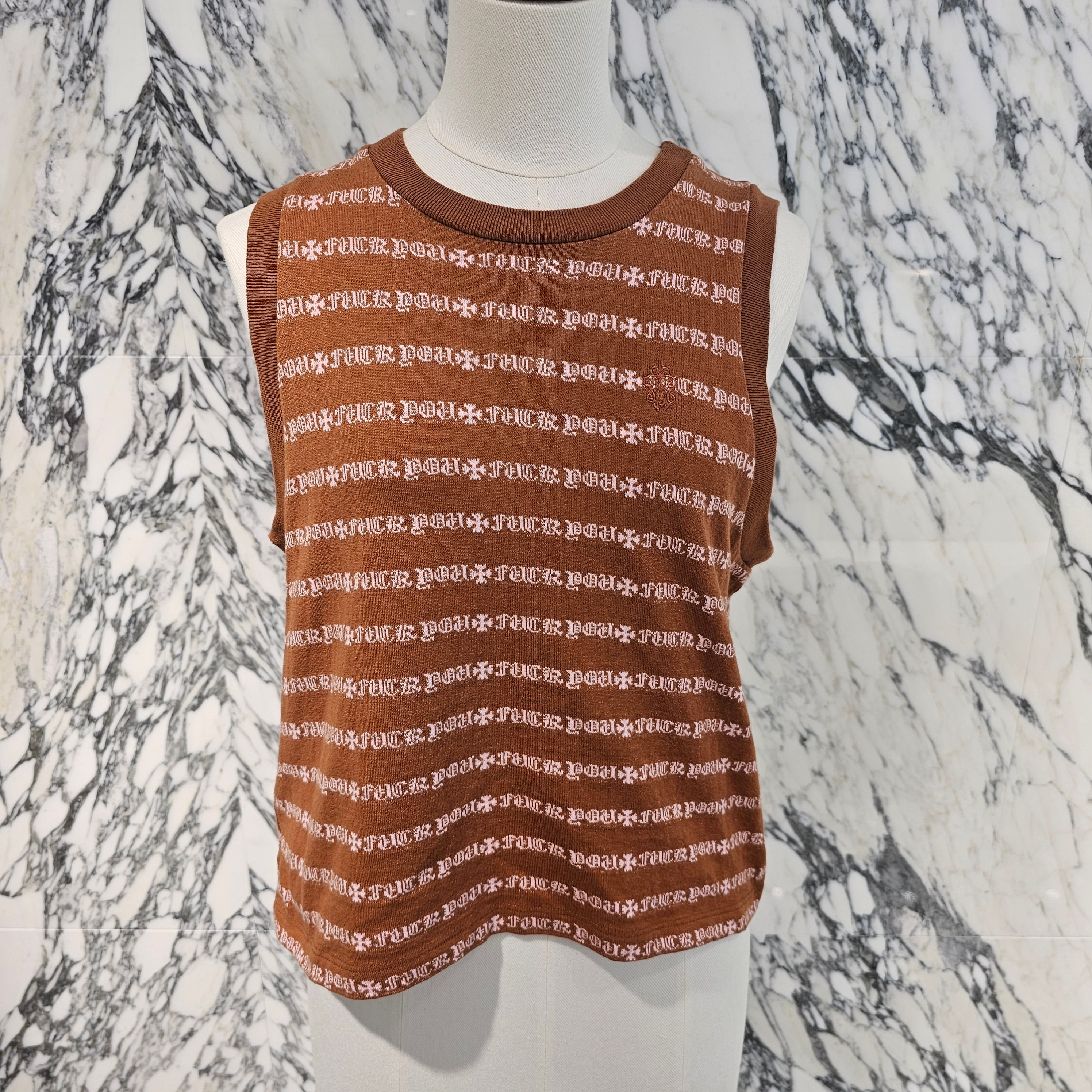 CHROM HEARTS クロムハーツ Y NOT CH刺繍 タンクトップ CHROM HEARTS