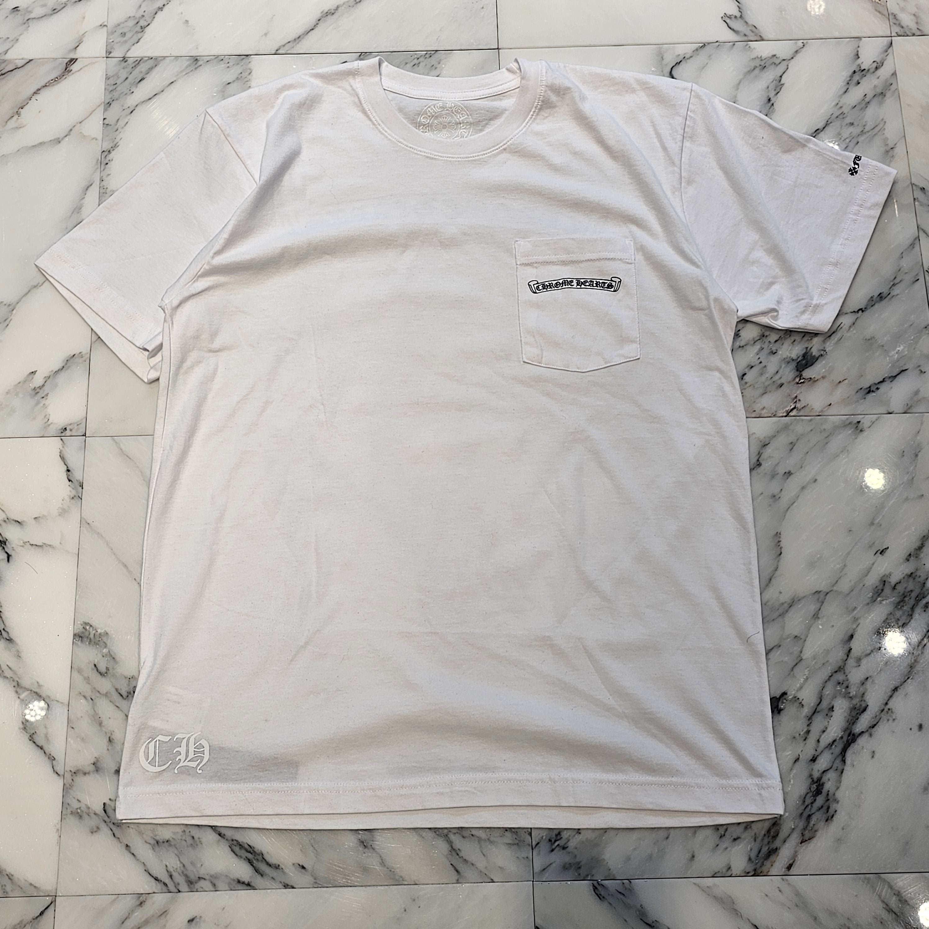 CHROME HEARTS Back Scroll Logo Tee Size L クロムハーツ バックスクロールロゴ Tシャツ サイズL