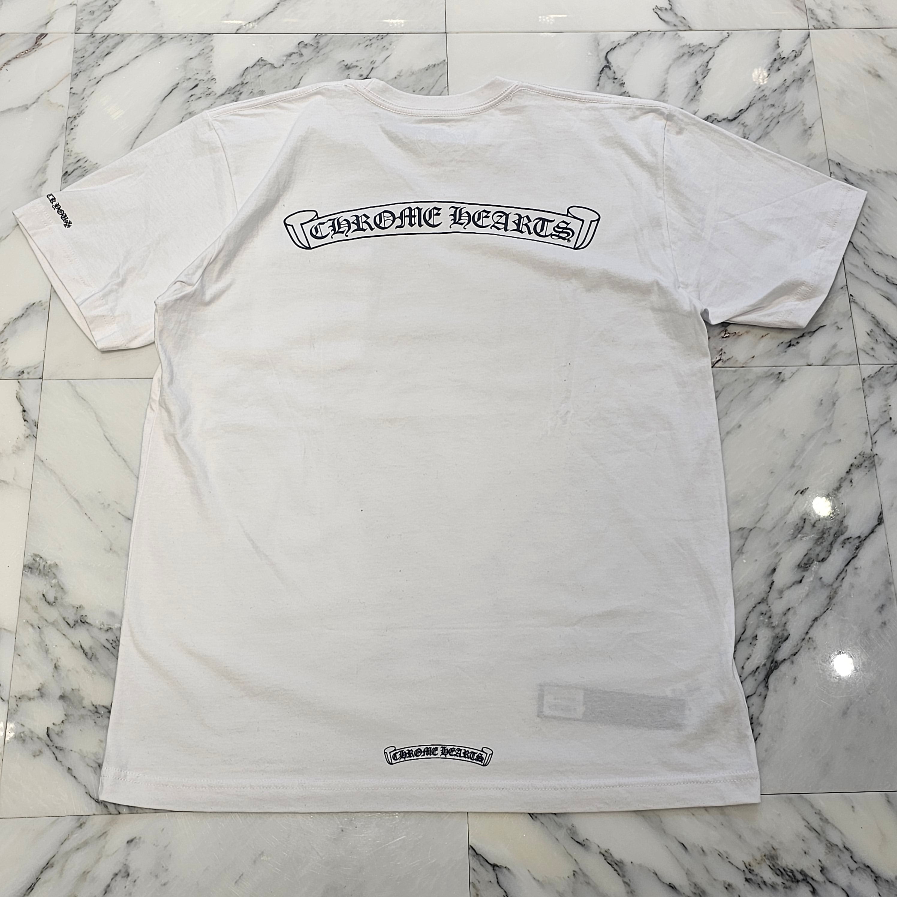 CHROME HEARTS Back Scroll Logo Tee Size L クロムハーツ バックスクロールロゴ Tシャツ サイズL