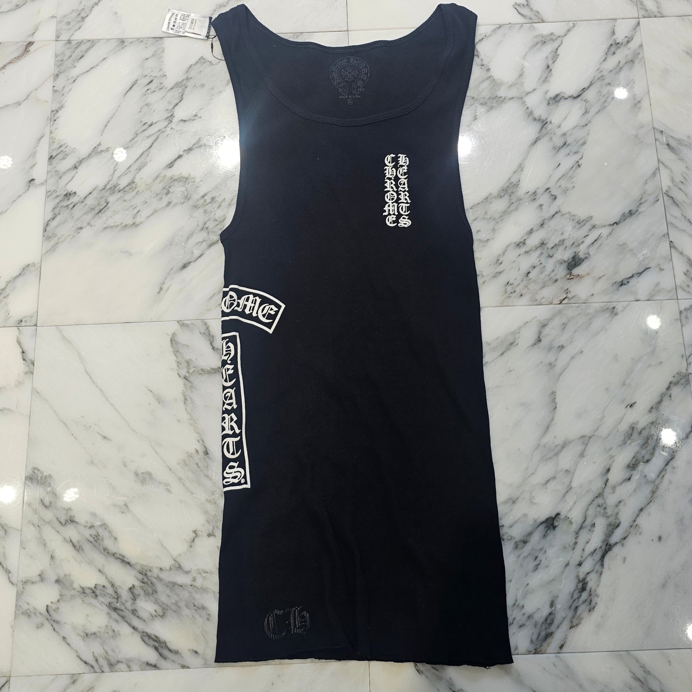 CHROME HEARTS Vertical Side Logo Tank Top Size XL クロムハーツ ヴァーティカル サイドロゴ タンクトップ サイズXL
