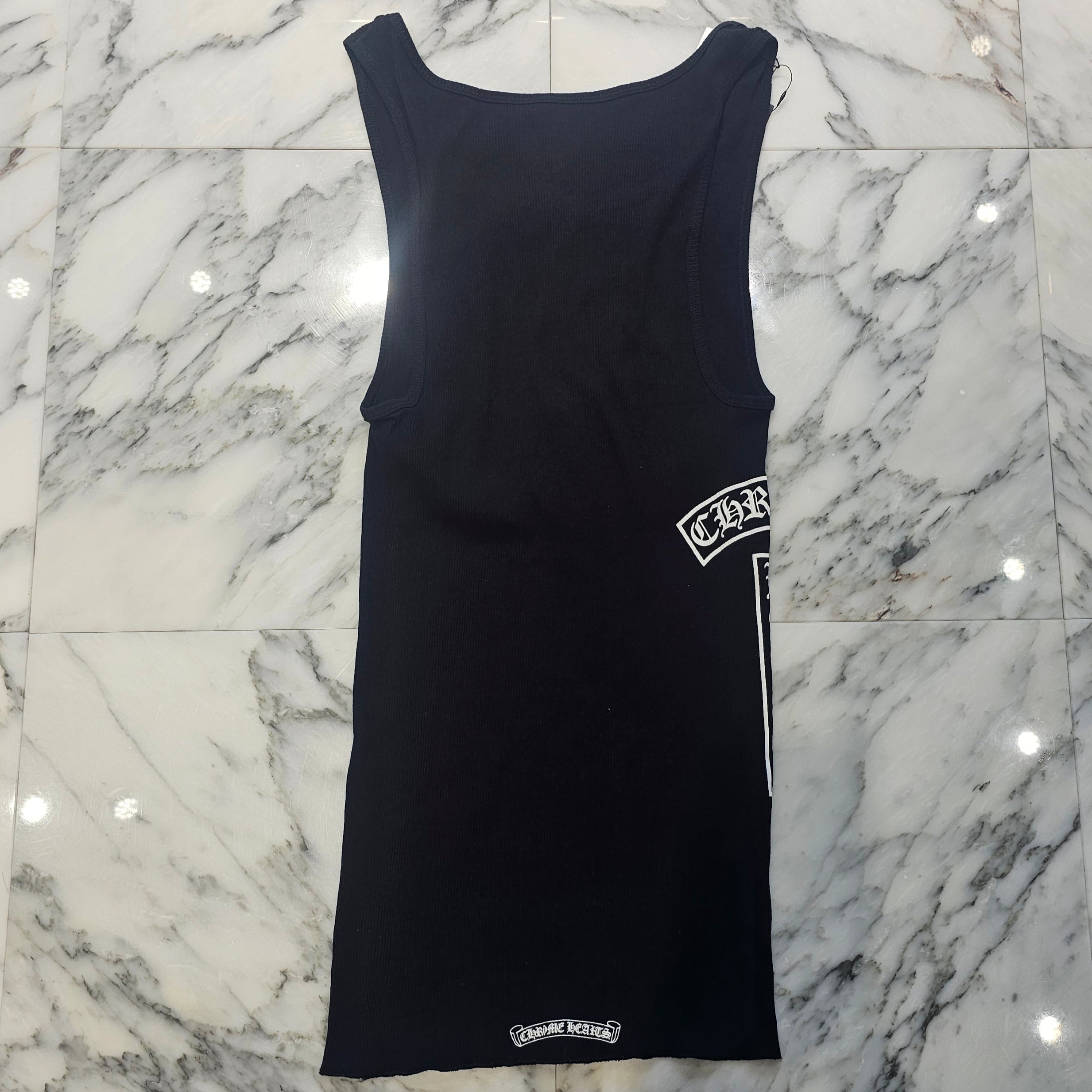 CHROME HEARTS Vertical Side Logo Tank Top Size XL クロムハーツ ヴァーティカル サイドロゴ タンクトップ サイズXL