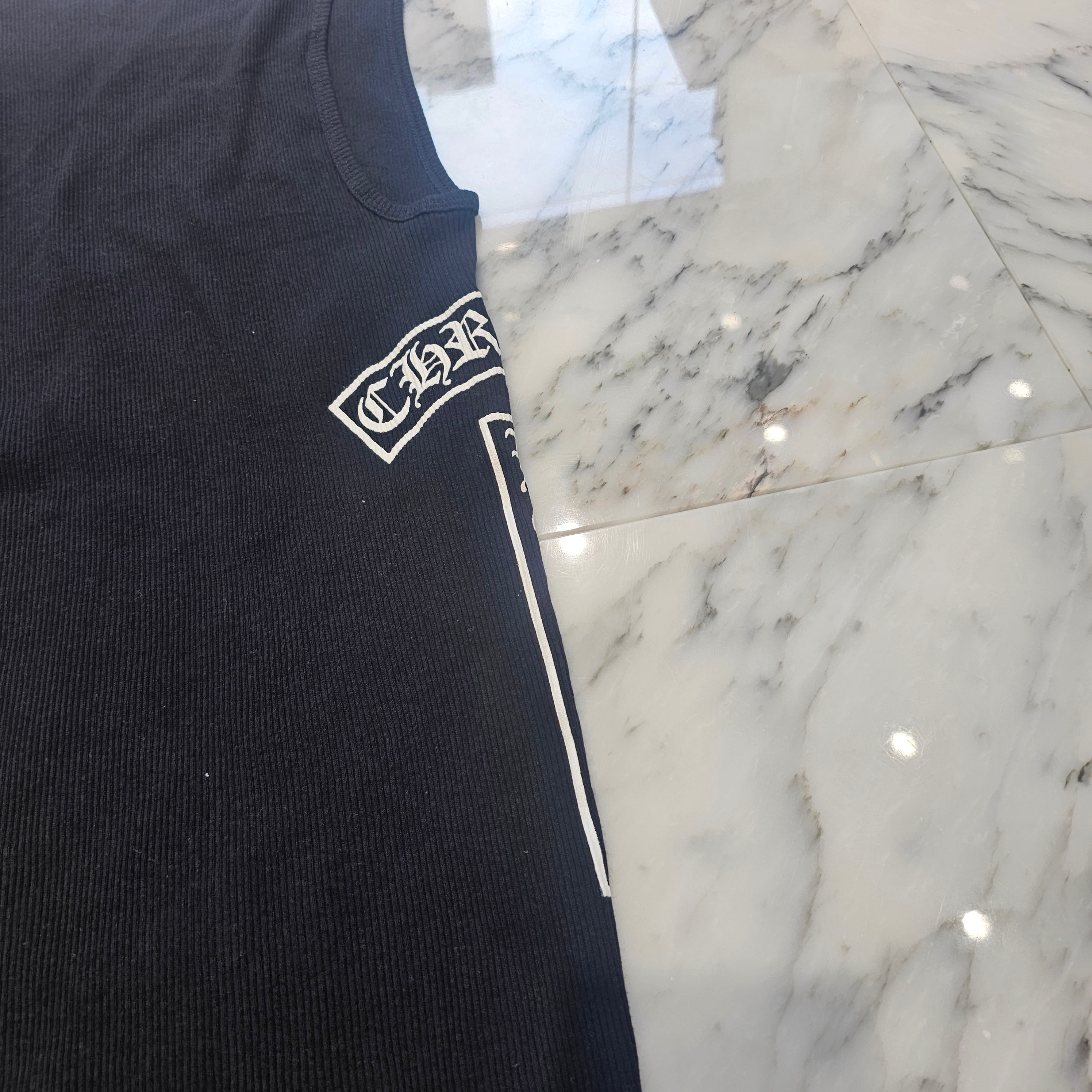 CHROME HEARTS Vertical Side Logo Tank Top Size XL クロムハーツ ヴァーティカル サイドロゴ タンクトップ サイズXL