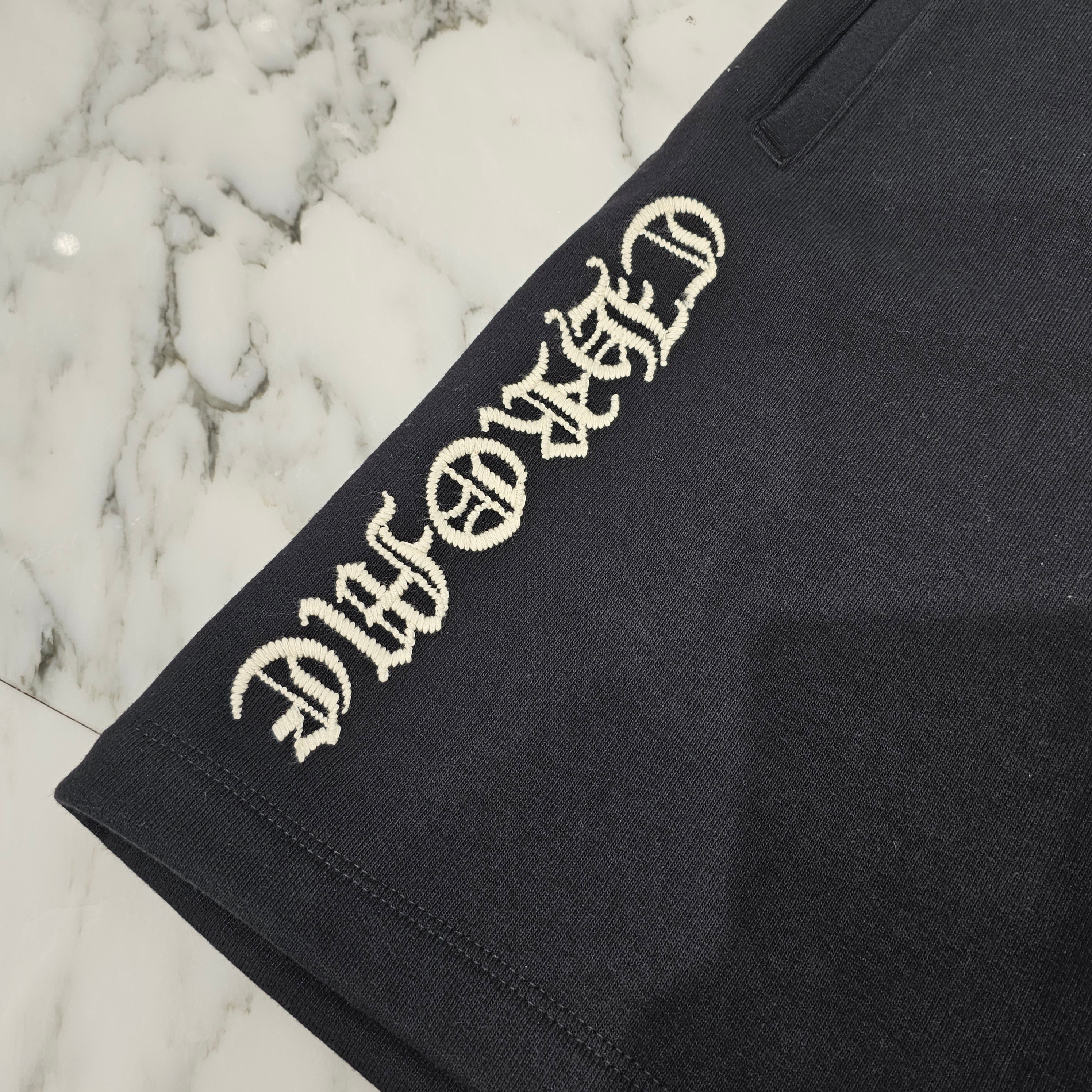 CHROME HEARTS Y NOT SLO RIDE Logo Sweat Half Pants Size M クロムハ
