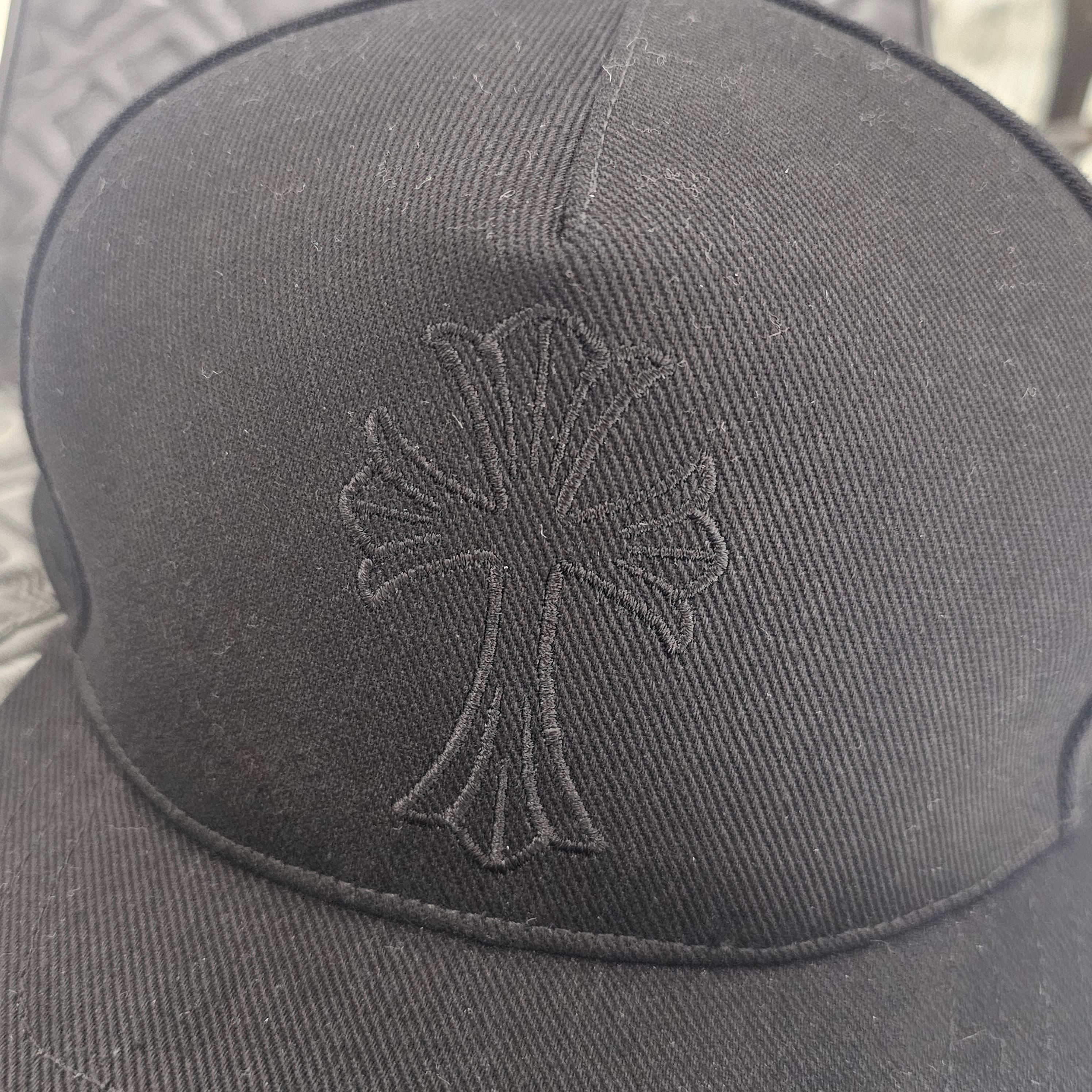 CHROME HEARTS Cross Embroidery Denim Baseball Cap Size ONE SIZE(51-61) クロムハーツ クロス刺繡 デニム ベースボールキャップ サイズONE SIZE(51-61)