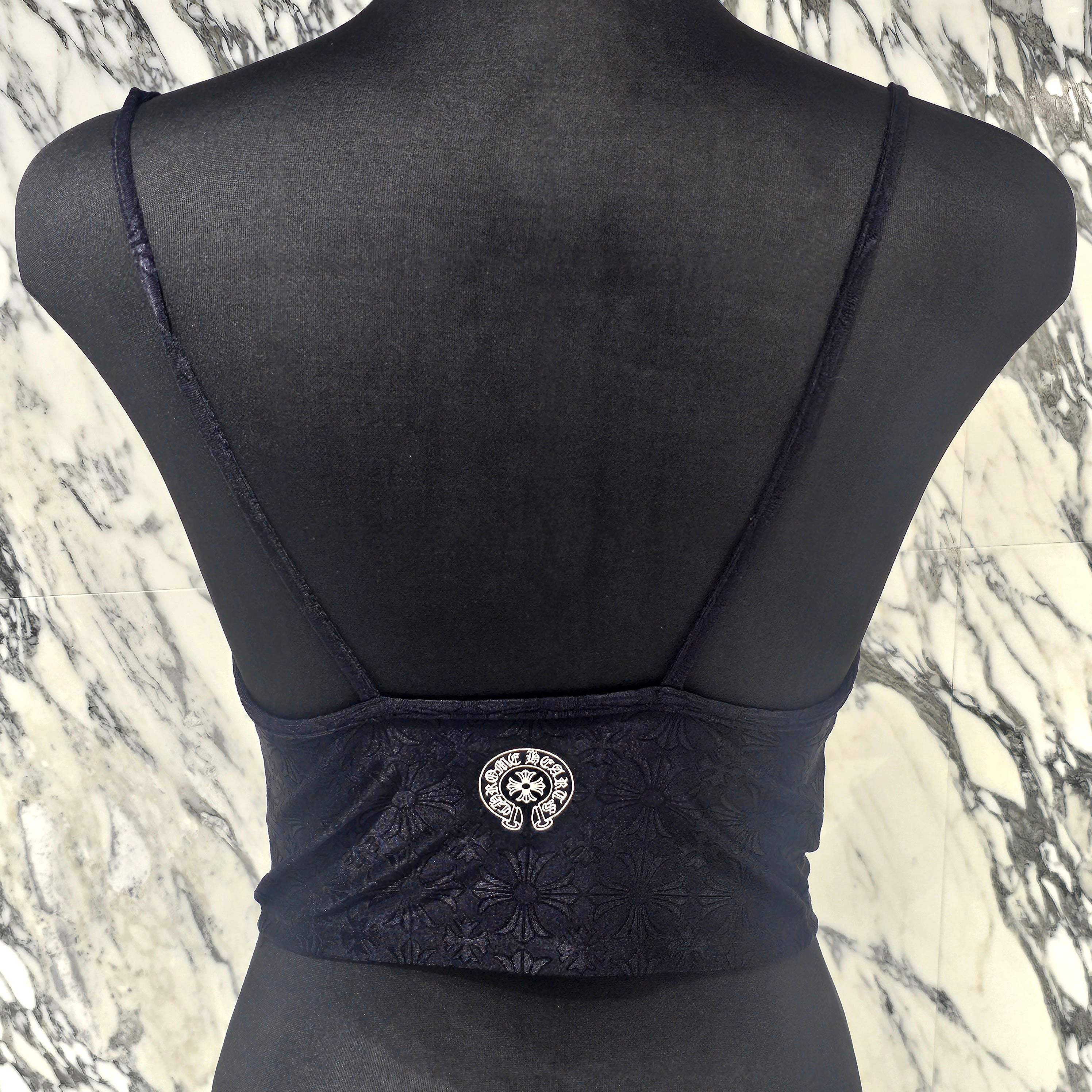 CHROME HEARTS CH Plus Pattern Horseshoe Rubber Print Camisole Size S クロムハーツ CHプラス柄 ホースシューラバープリント キャミソール サイズS