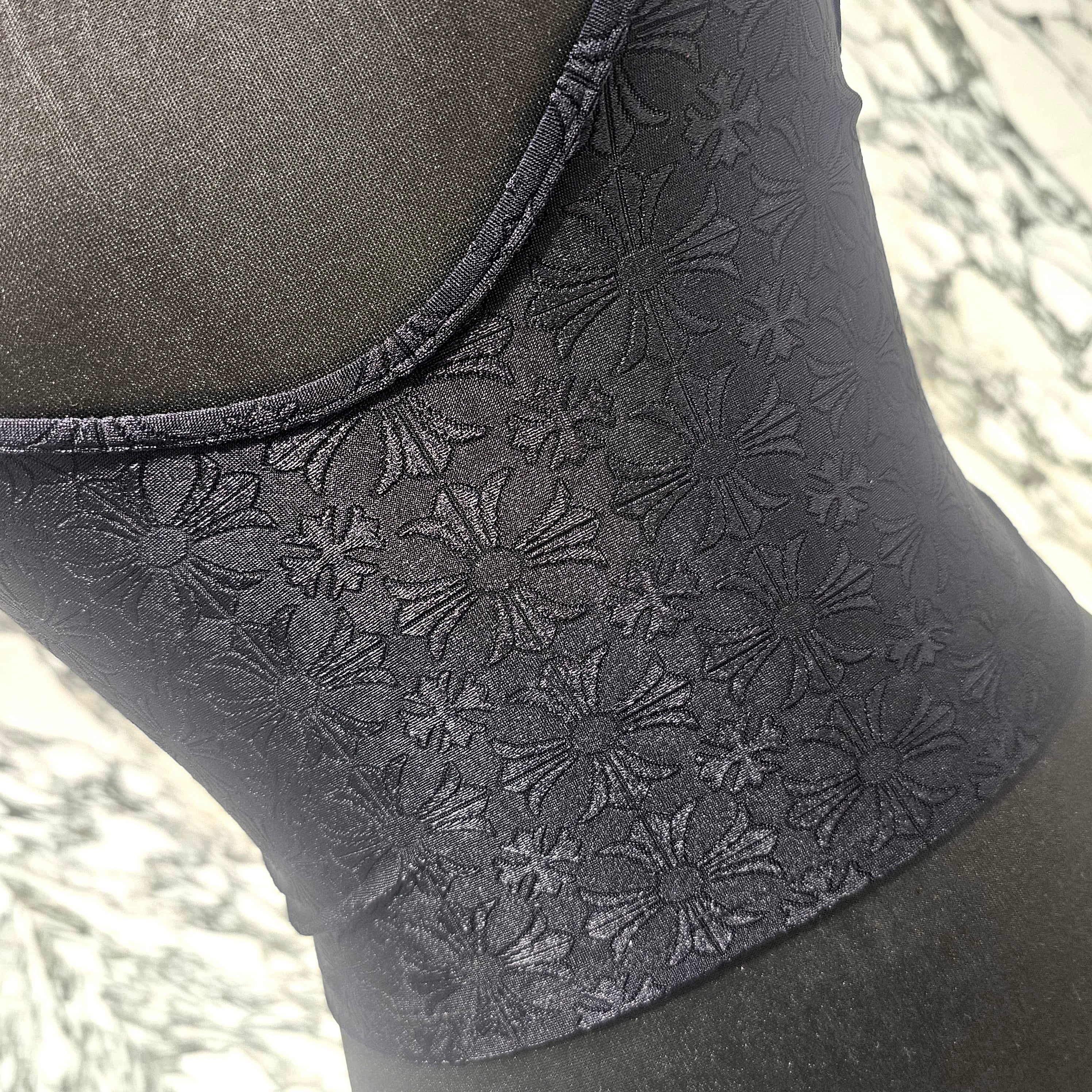 CHROME HEARTS CH Plus Pattern Horseshoe Rubber Print Camisole Size XS クロムハーツ CHプラス柄 ホースシューラバープリント キャミソール サイズXS