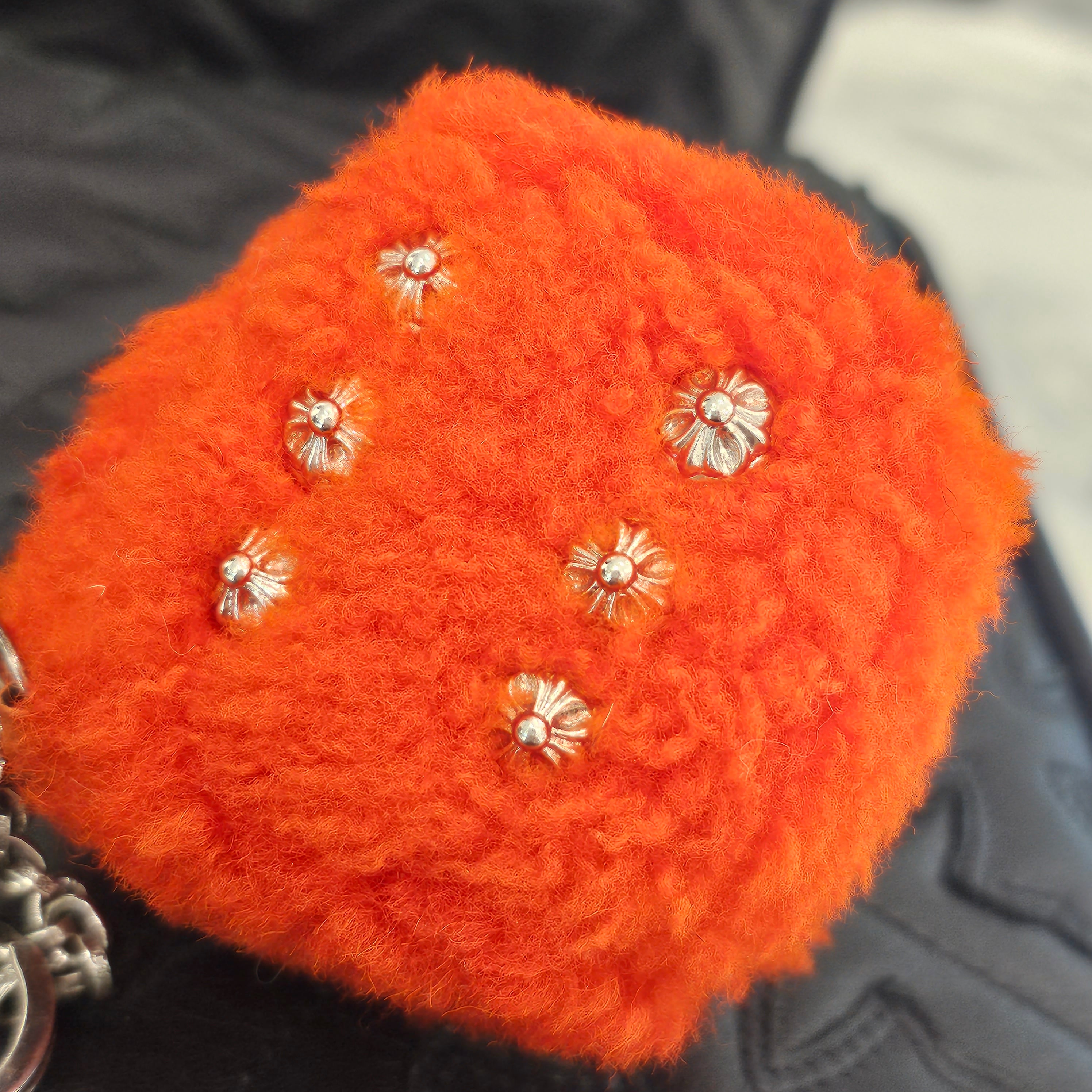 CHROME HEARTS FUZZY DICE Keyring クロムハーツ ファジーダイス キーリング