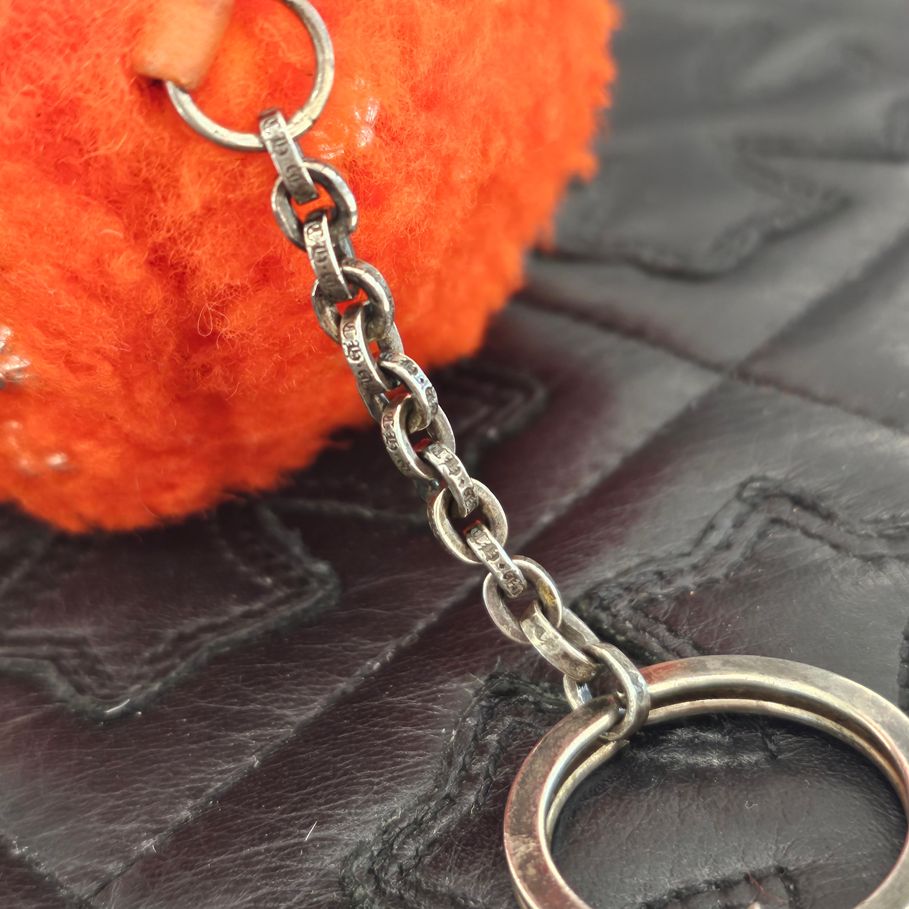 CHROME HEARTS FUZZY DICE Keyring クロムハーツ ファジーダイス キーリング