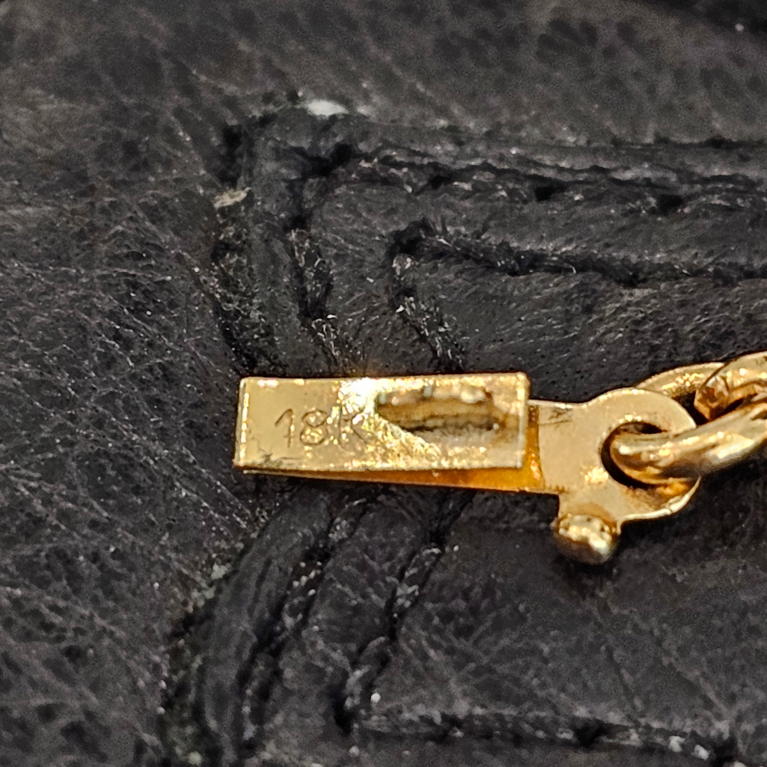 CHROME HEARTS 22K Tiny E Pave Emerald CH Plus Bracelet 11 LINK クロムハーツ 22K タイニーE パヴェエメラルド CHプラス ブレスレット 11リンク