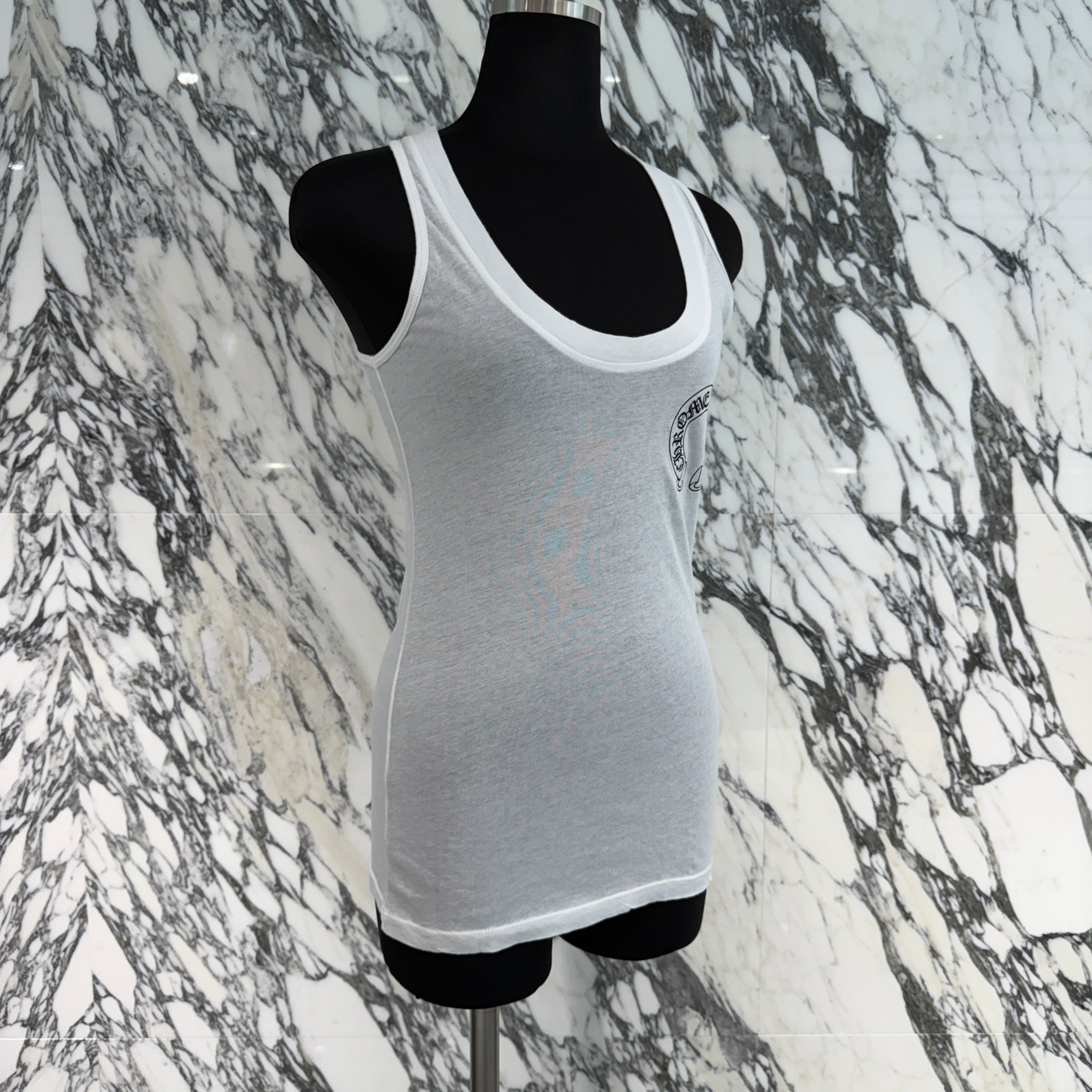 CHROME HEARTS × MATTY BOY Horseshoe Rib Tank Top Size S クロムハーツ × マッティボーイ ホースシュー リブ タンクトップ サイズS