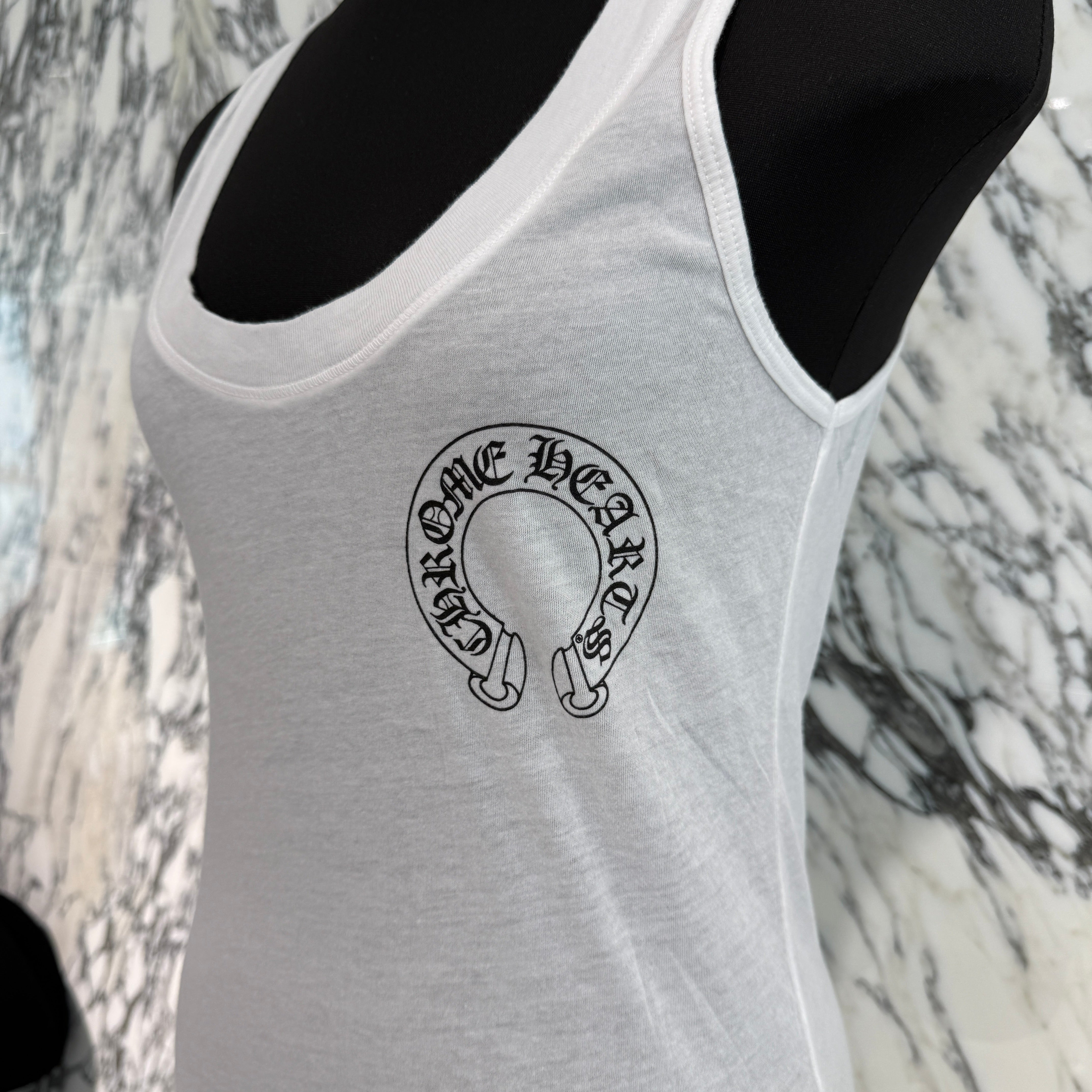 CHROME HEARTS × MATTY BOY Horseshoe Rib Tank Top Size S クロムハーツ × マッティボーイ ホースシュー リブ タンクトップ サイズS