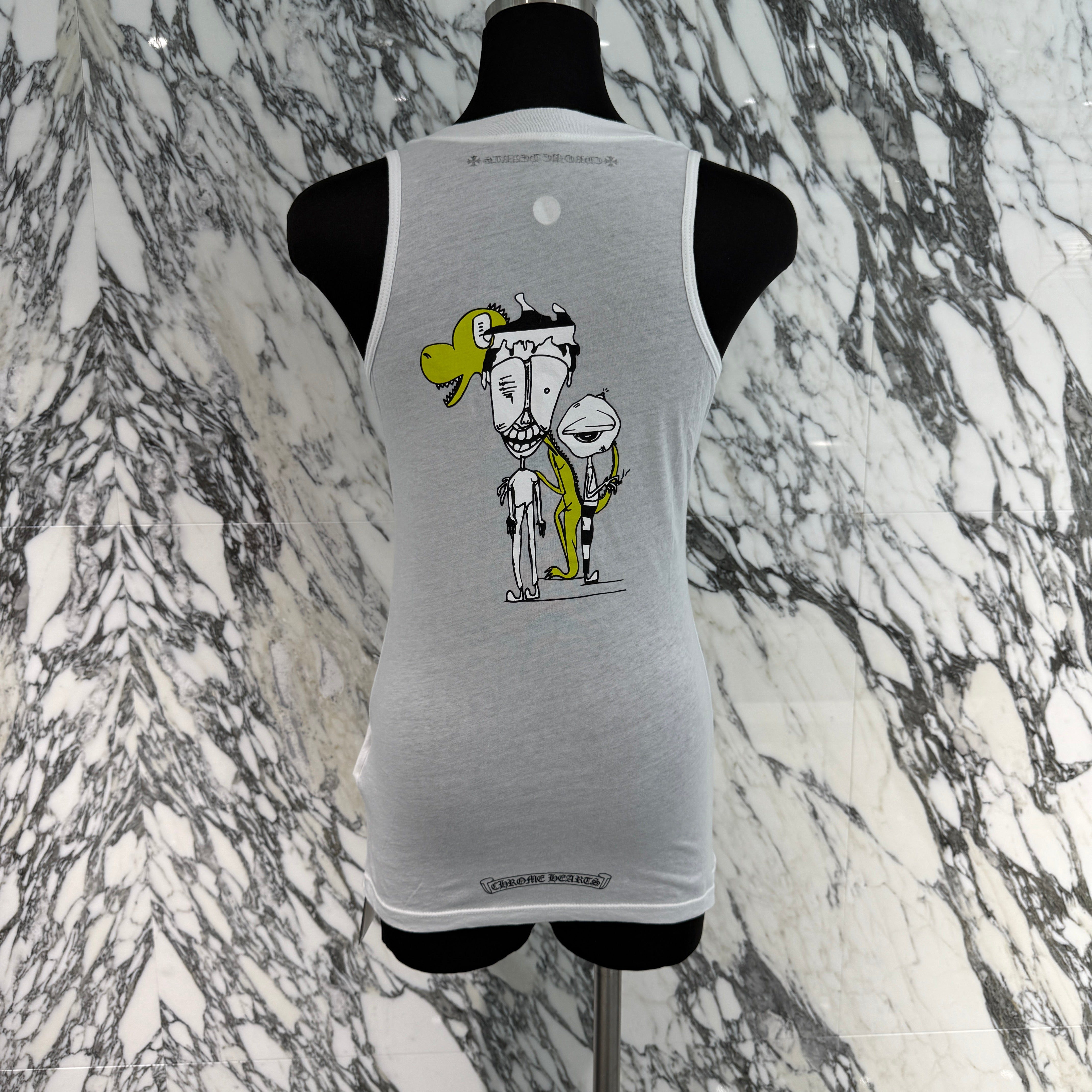 CHROME HEARTS × MATTY BOY Horseshoe Rib Tank Top Size S クロム