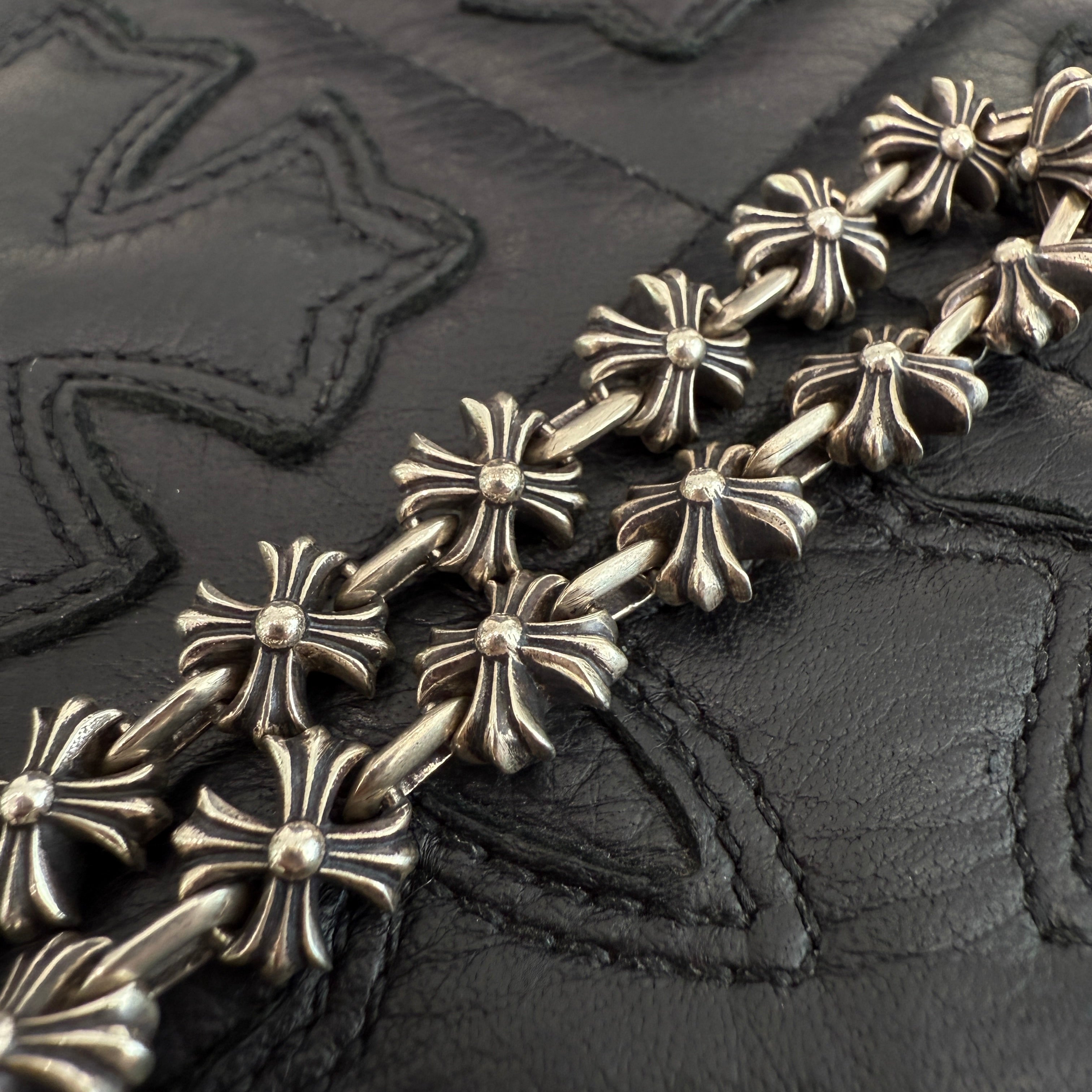 CHROME HEARTS CHROME HEARTS X LINK CH Plus Silver Chain Bracelet 14 LINK クロムハーツ Xリンク CHプラス シルバー チェーン ブレスレット 14リンク