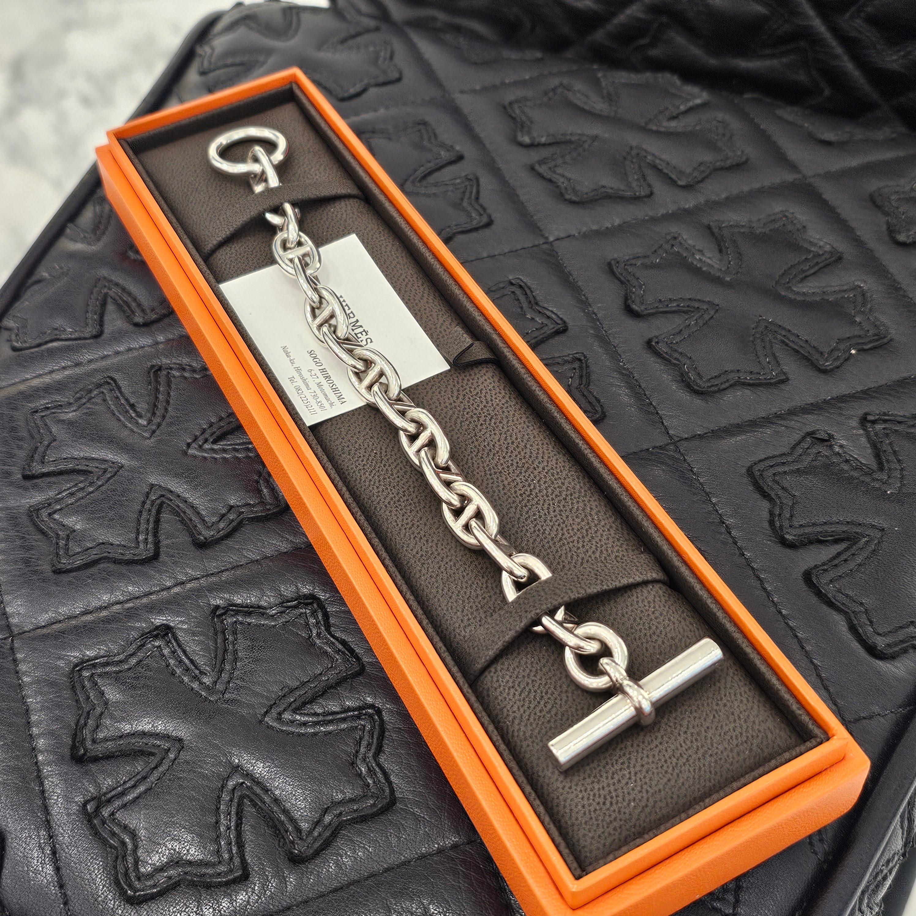 HERMES Chaine d’Ancre MM 15 エルメス シェーヌダンクル MM 15コマ